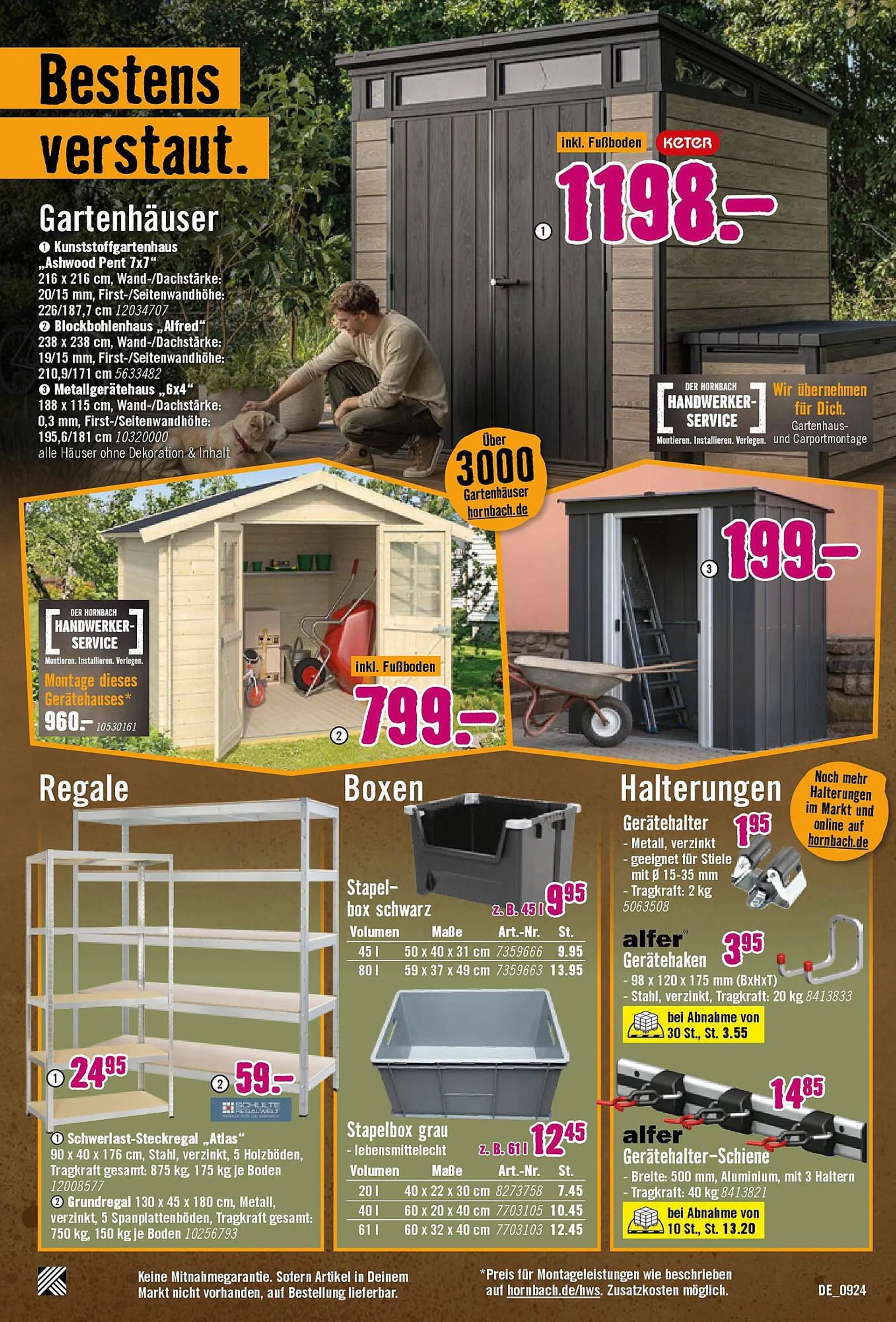 Hornbach Prospekt von 27. August bis 24. September 2024 - Prospekt seite 14