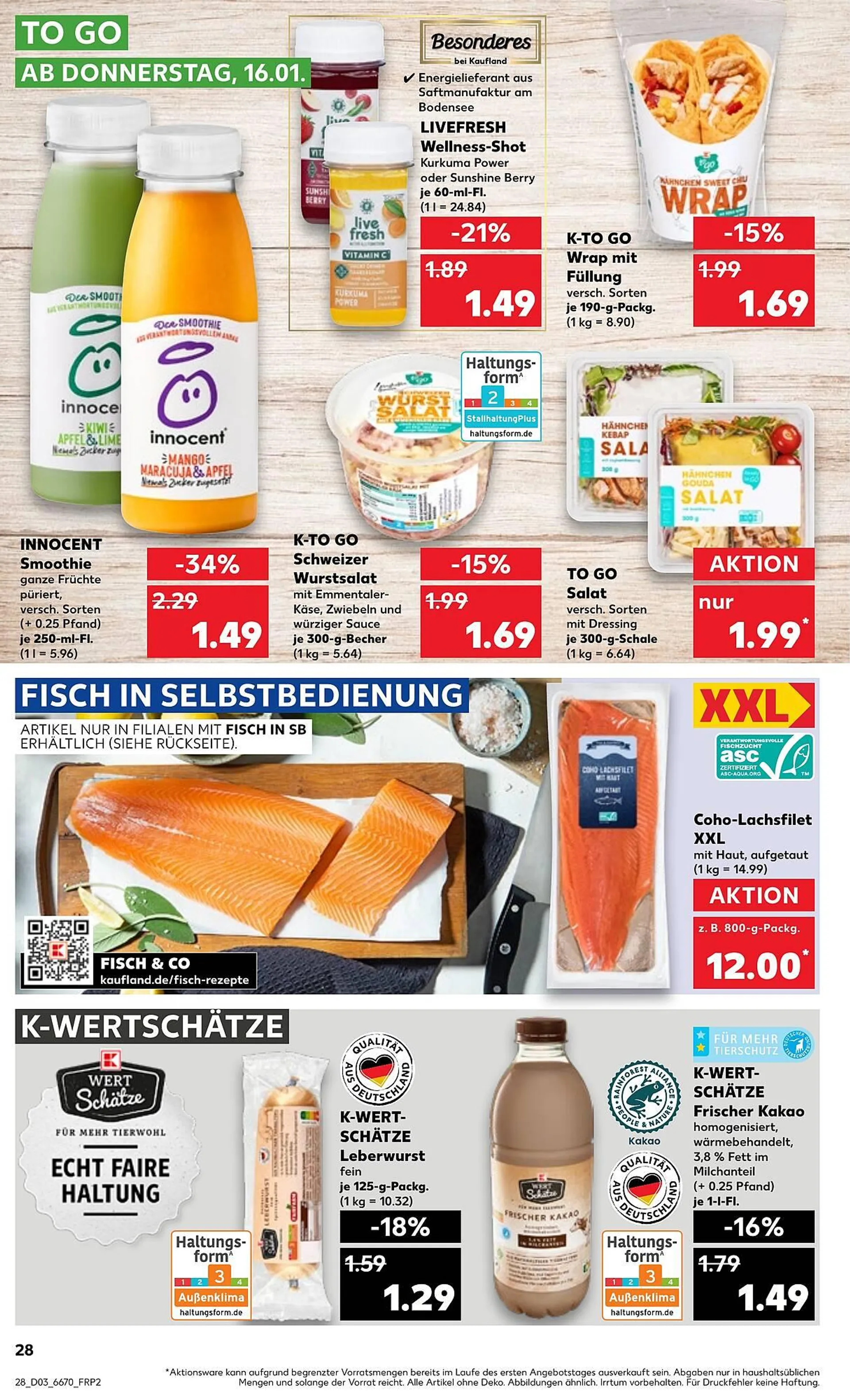 Kaufland Prospekt von 16. Januar bis 22. Januar 2025 - Prospekt seite 28