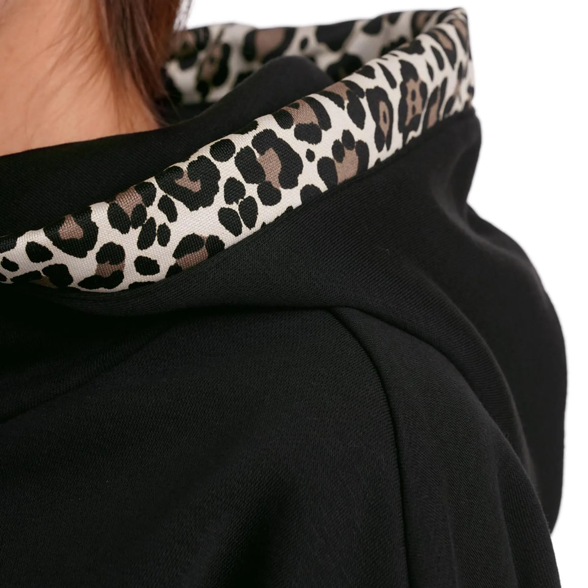 Damen Hoodie mit Leo-Details