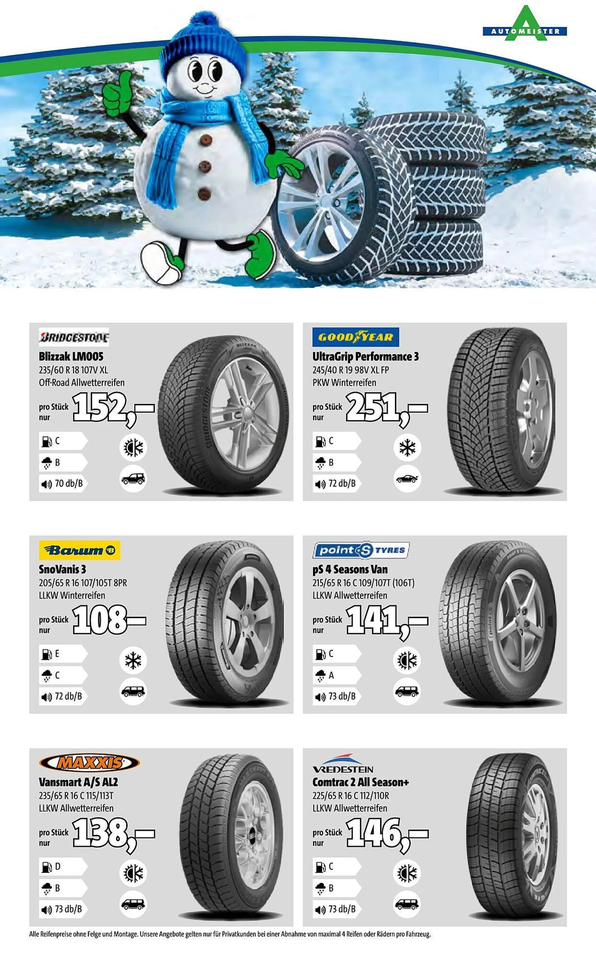 Automeister Prospekt von 20. September bis 1. Dezember 2024 - Prospekt seite 13