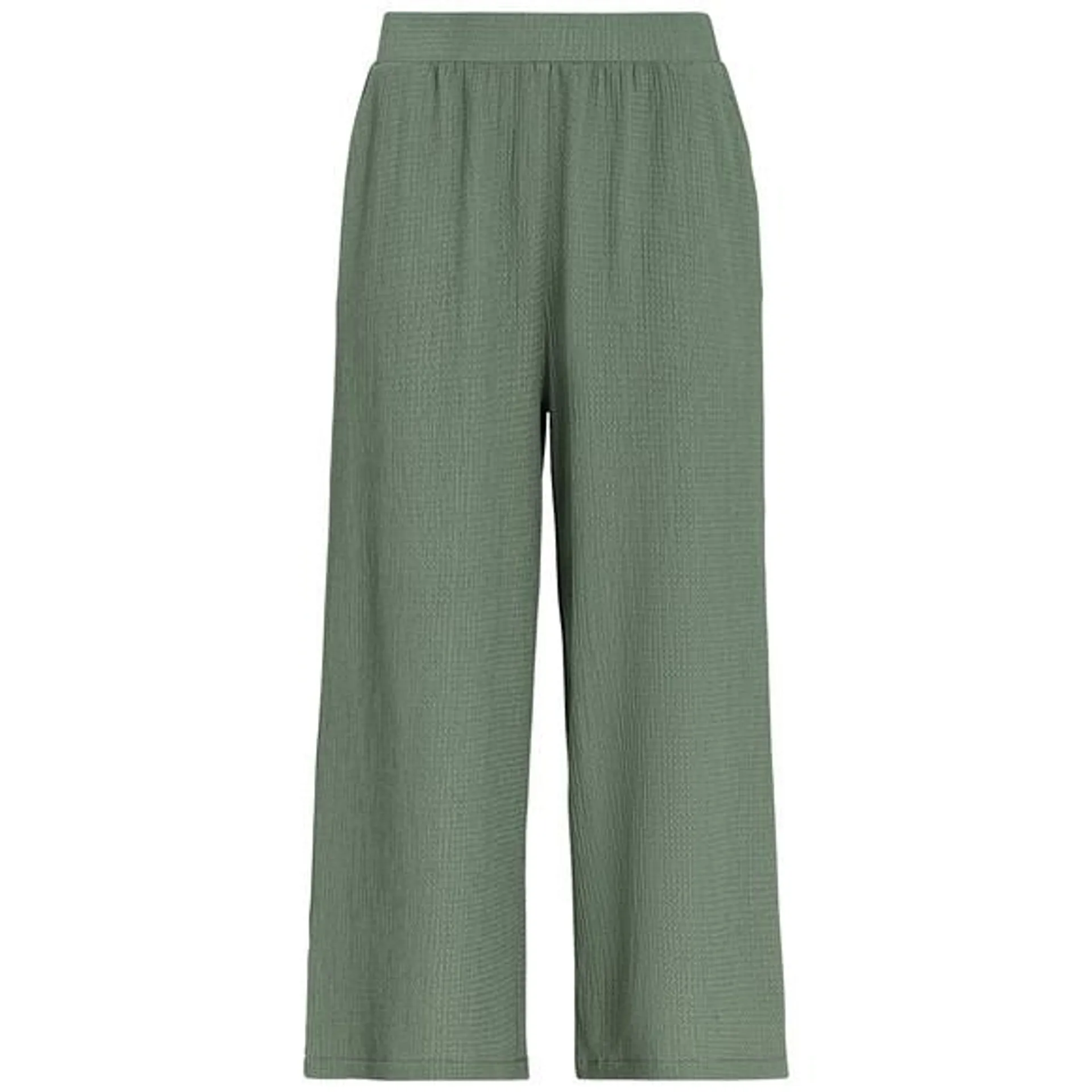 Damen Culotte mit strukturiertem Material
