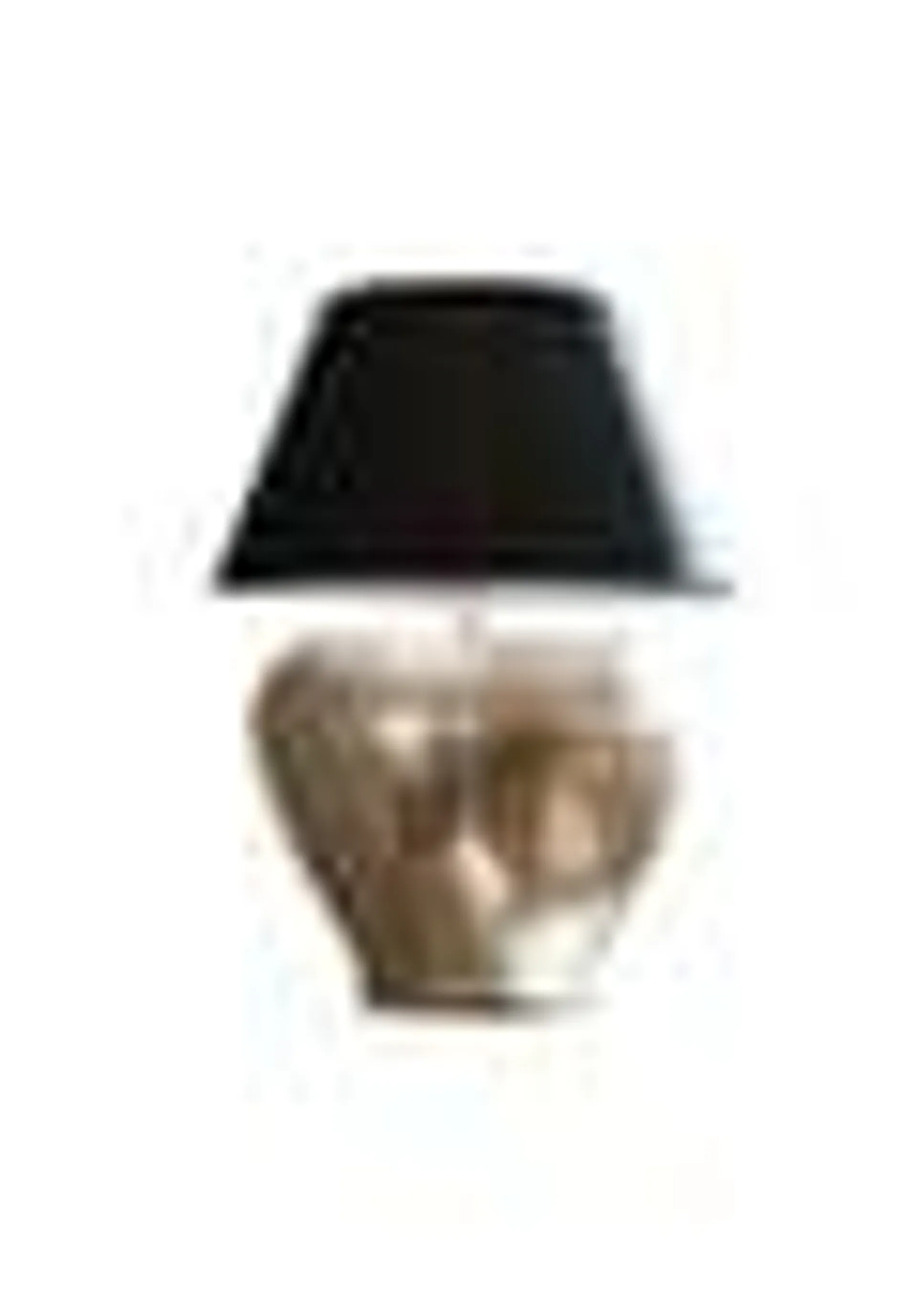 LOBERON Tischlampe Catia schwarz/silber