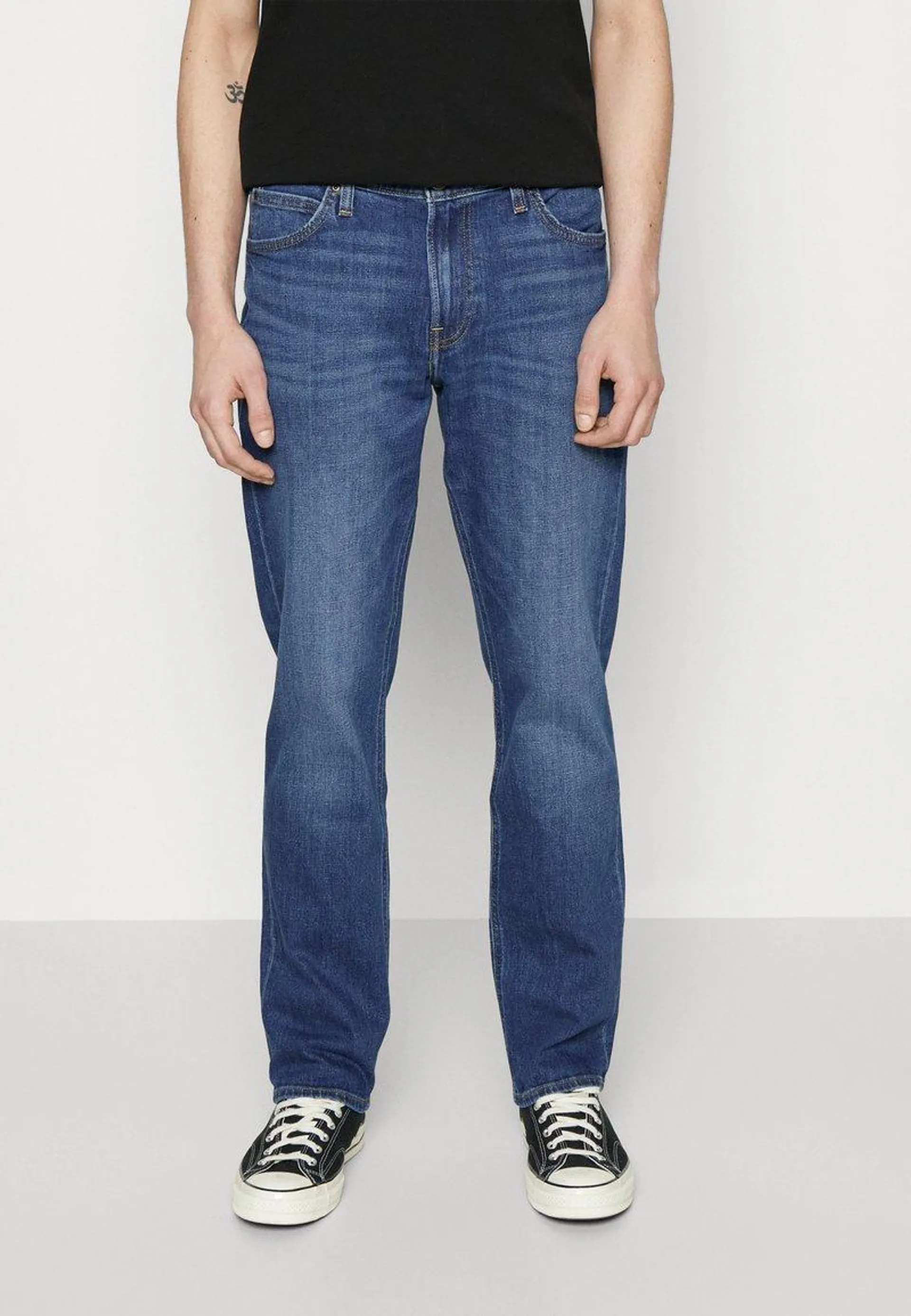 WEST - Straight leg jeans - dark blue denim