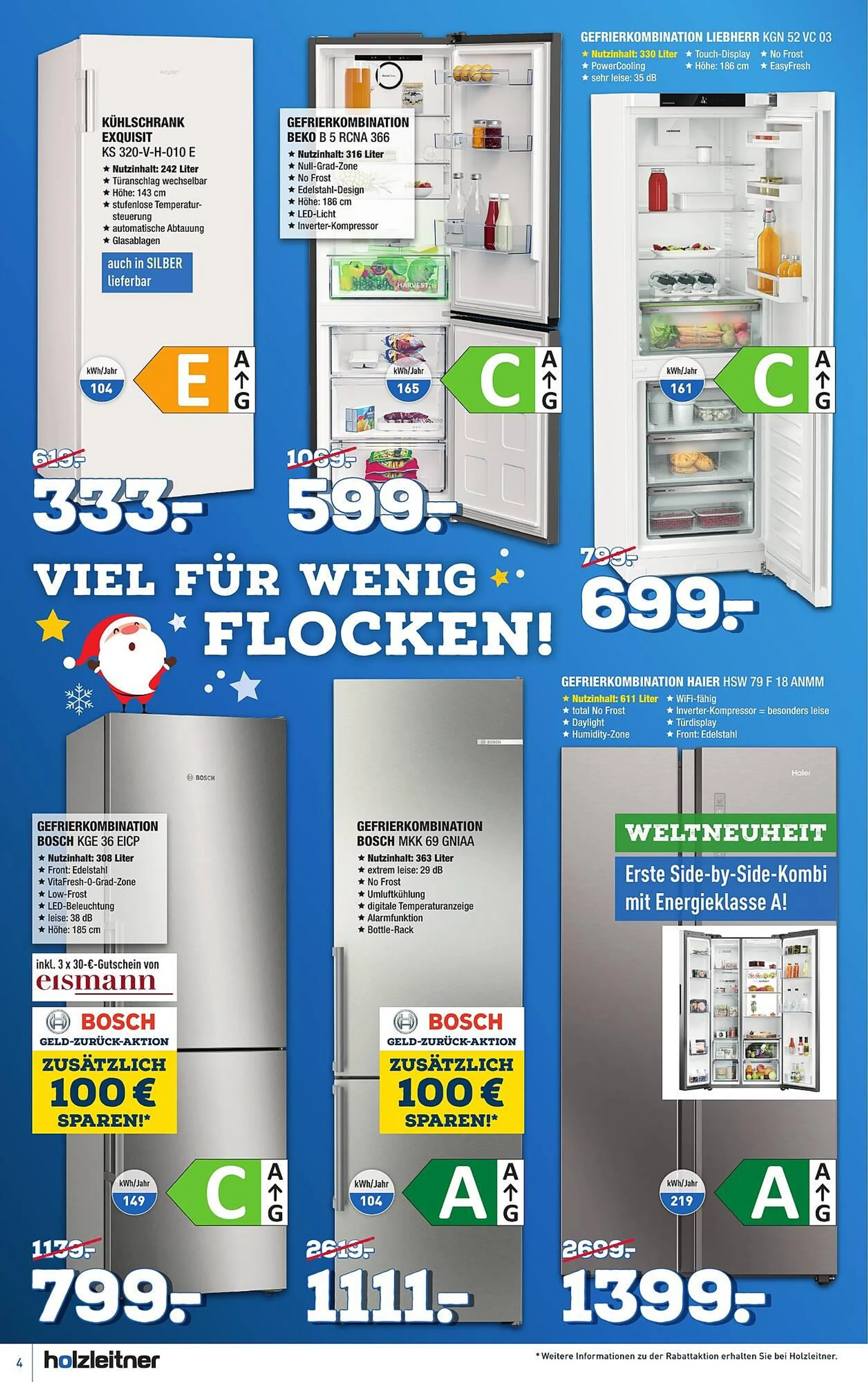 Holzleitner Prospekt von 30. November bis 24. Dezember 2024 - Prospekt seite 4