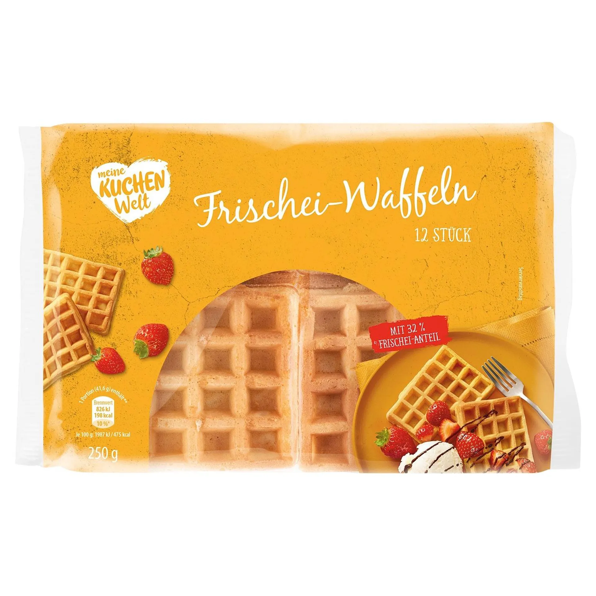 MEINE KUCHENWELT Frischei-Waffeln 250 g