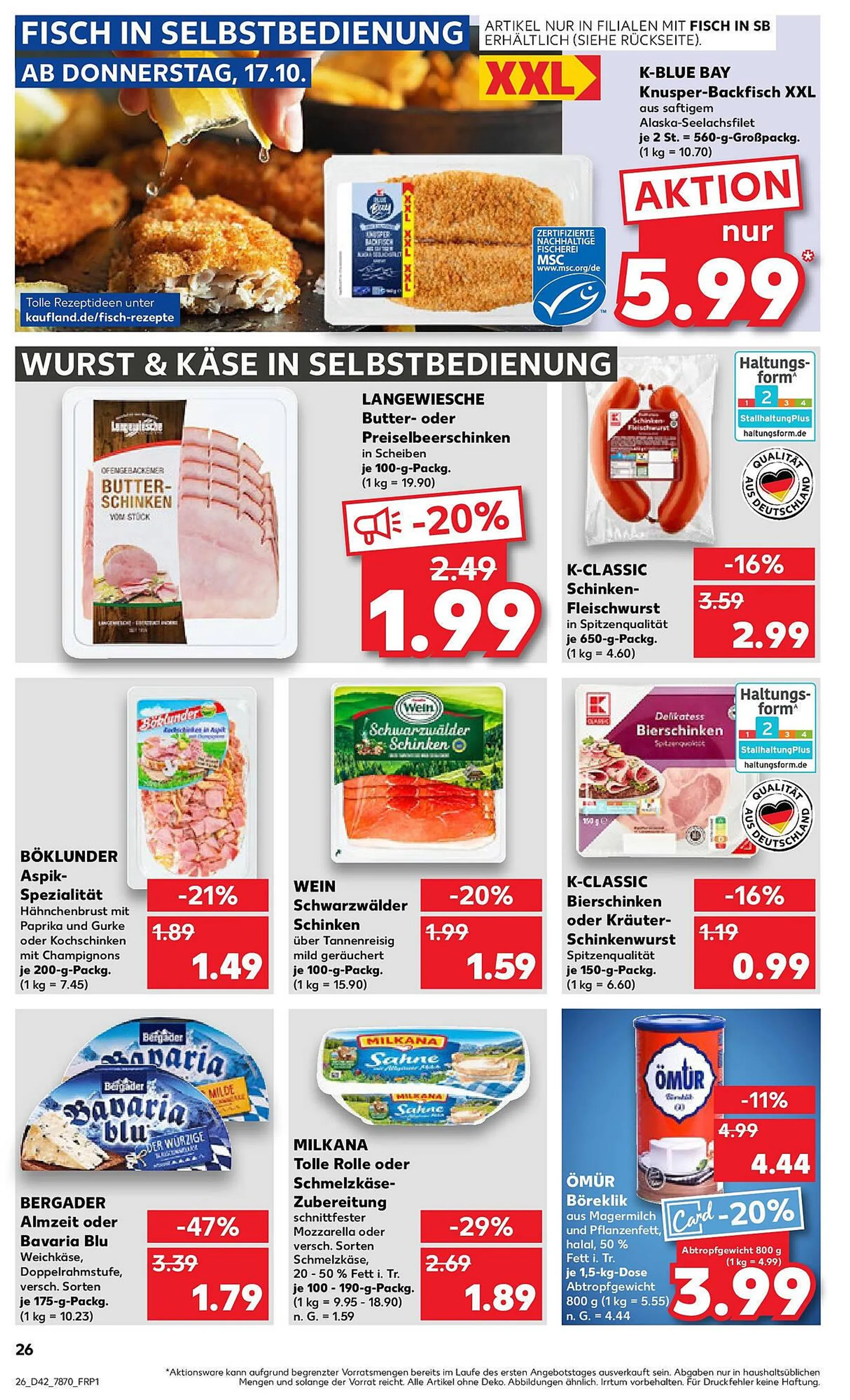 Kaufland Prospekt von 20. Oktober bis 23. Oktober 2024 - Prospekt seite 39