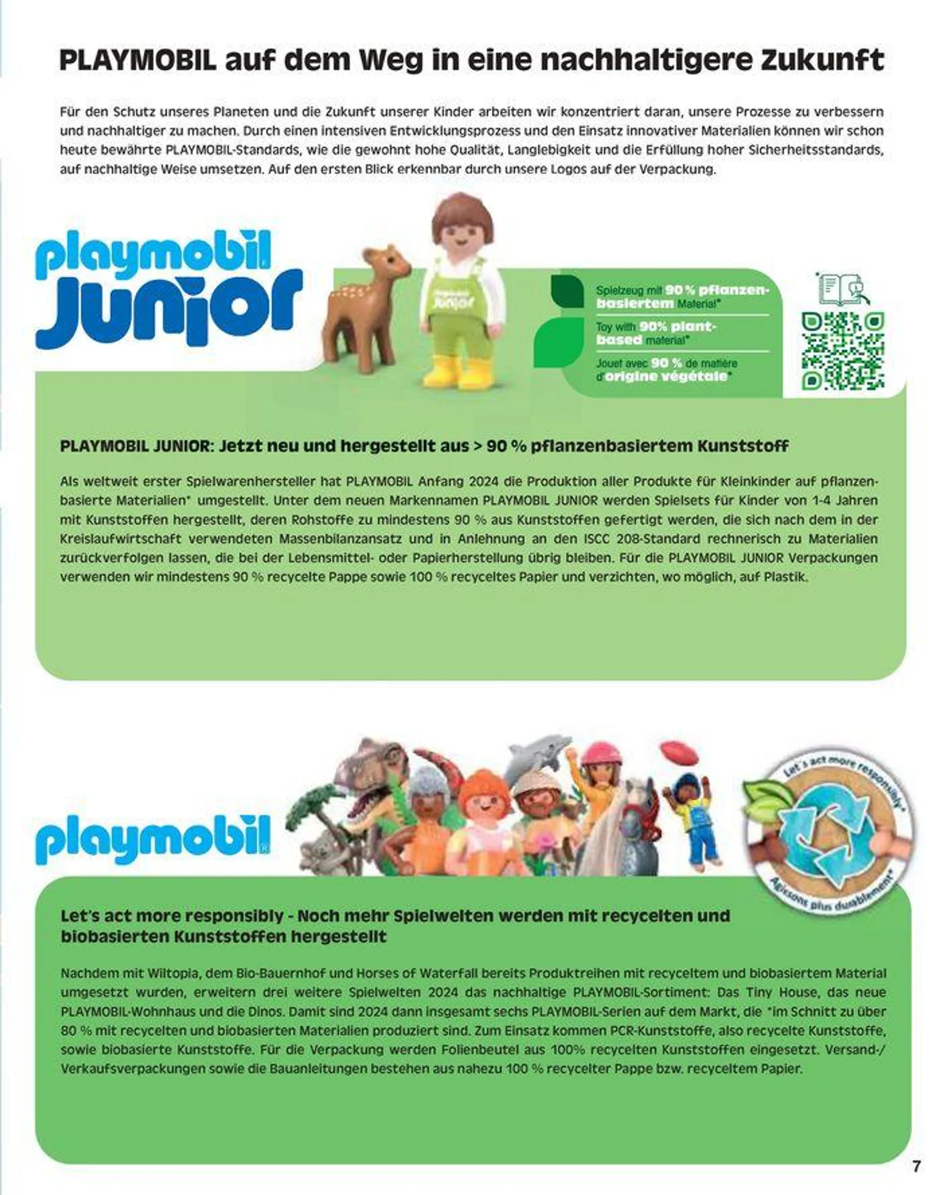 50 Years Of Playmobil von 9. Juli bis 31. Dezember 2024 - Prospekt seite 7