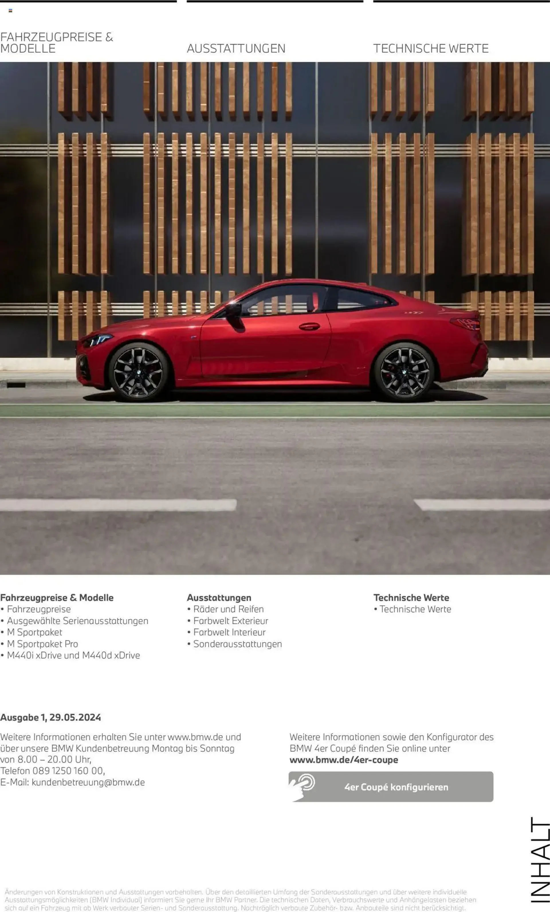 BMW 4er Coupé von 1. Juli bis 31. Dezember 2024 - Prospekt seite 2