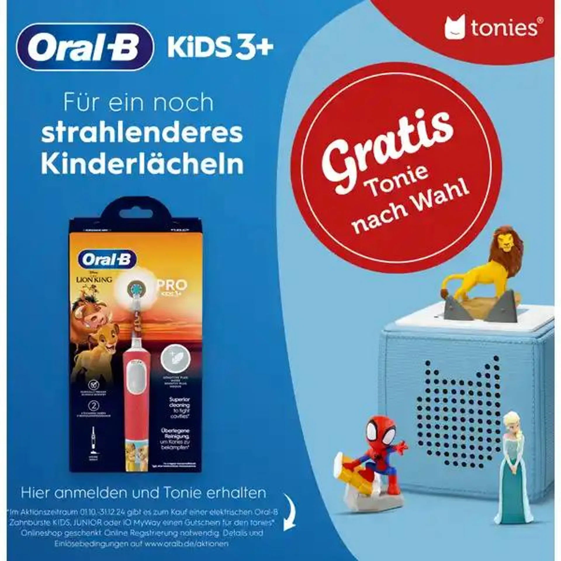 Elektrische Zahnbürste Vitality Pro 103 Kids König der Löwen