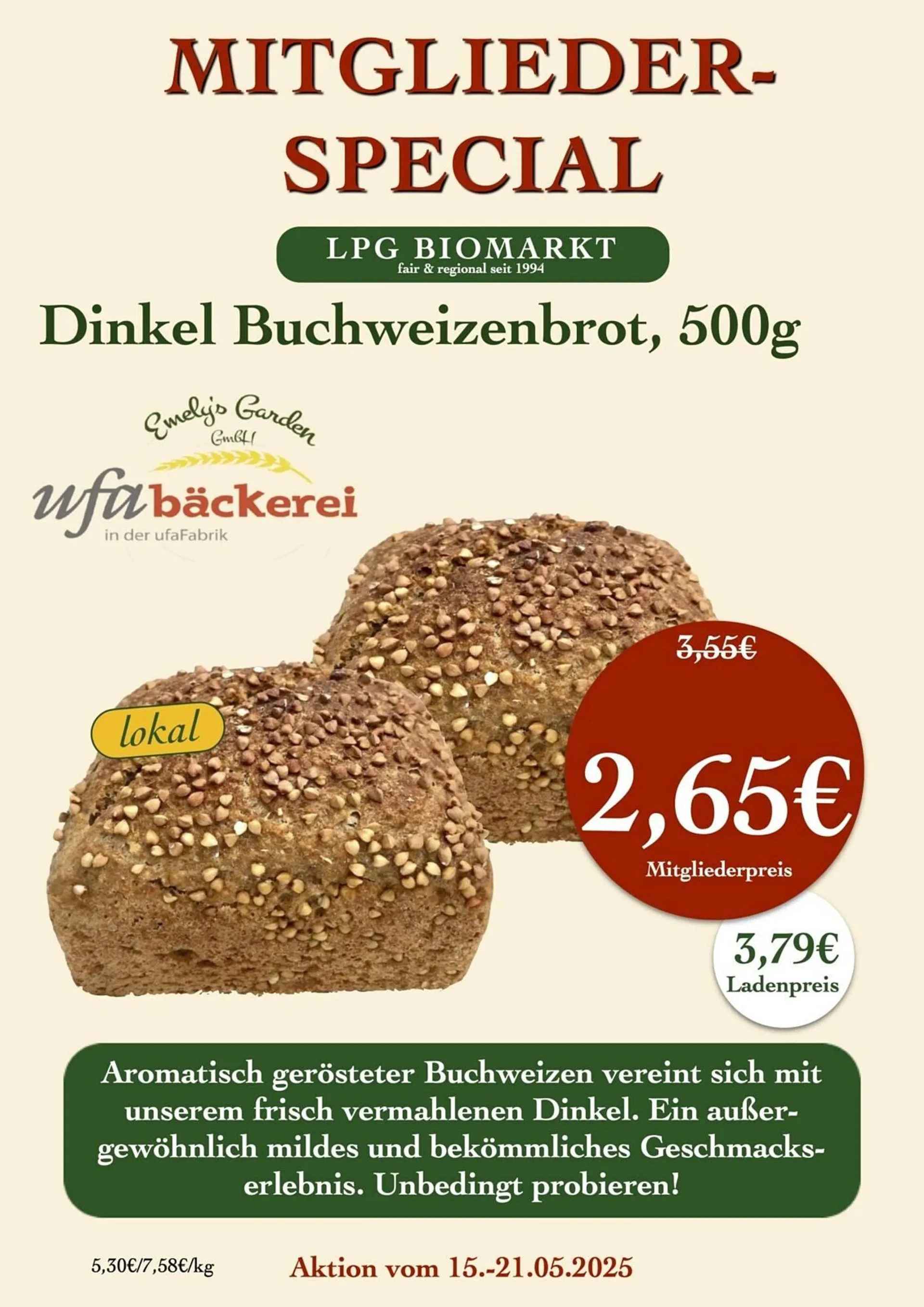 LPG Biomarkt Prospekt von 15. Mai bis 21. Mai 2025 - Prospekt seite 7
