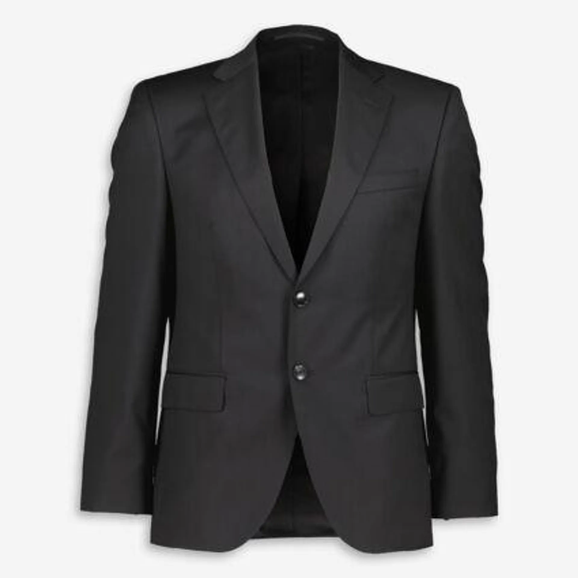 Schwarzer Regular Fit Blazer aus Schurwolle