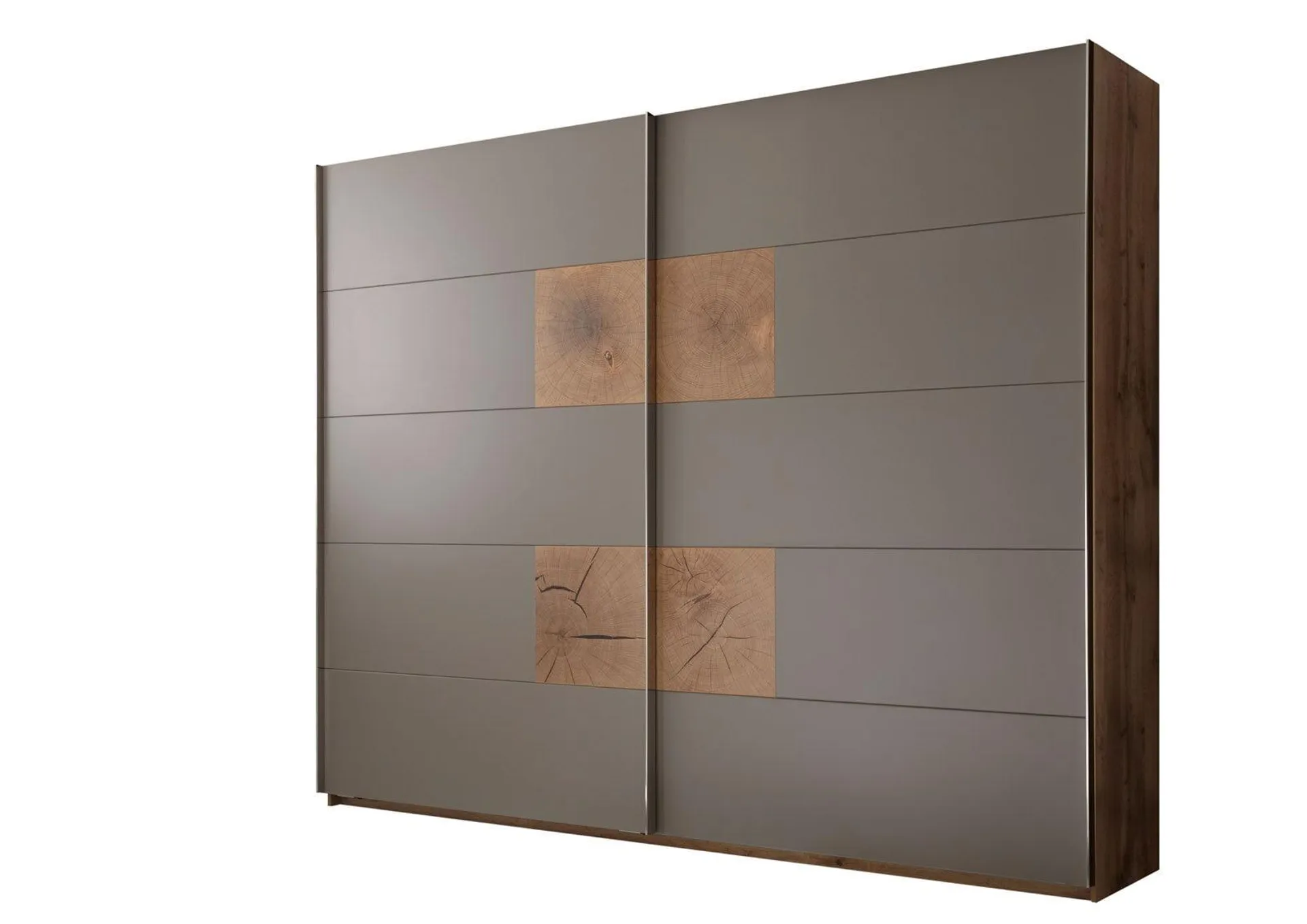 Kleiderschrank Forest Wildeiche Nachbildung/Basaltgrau Nachbildung ca. 270 x 225 x 60 cm