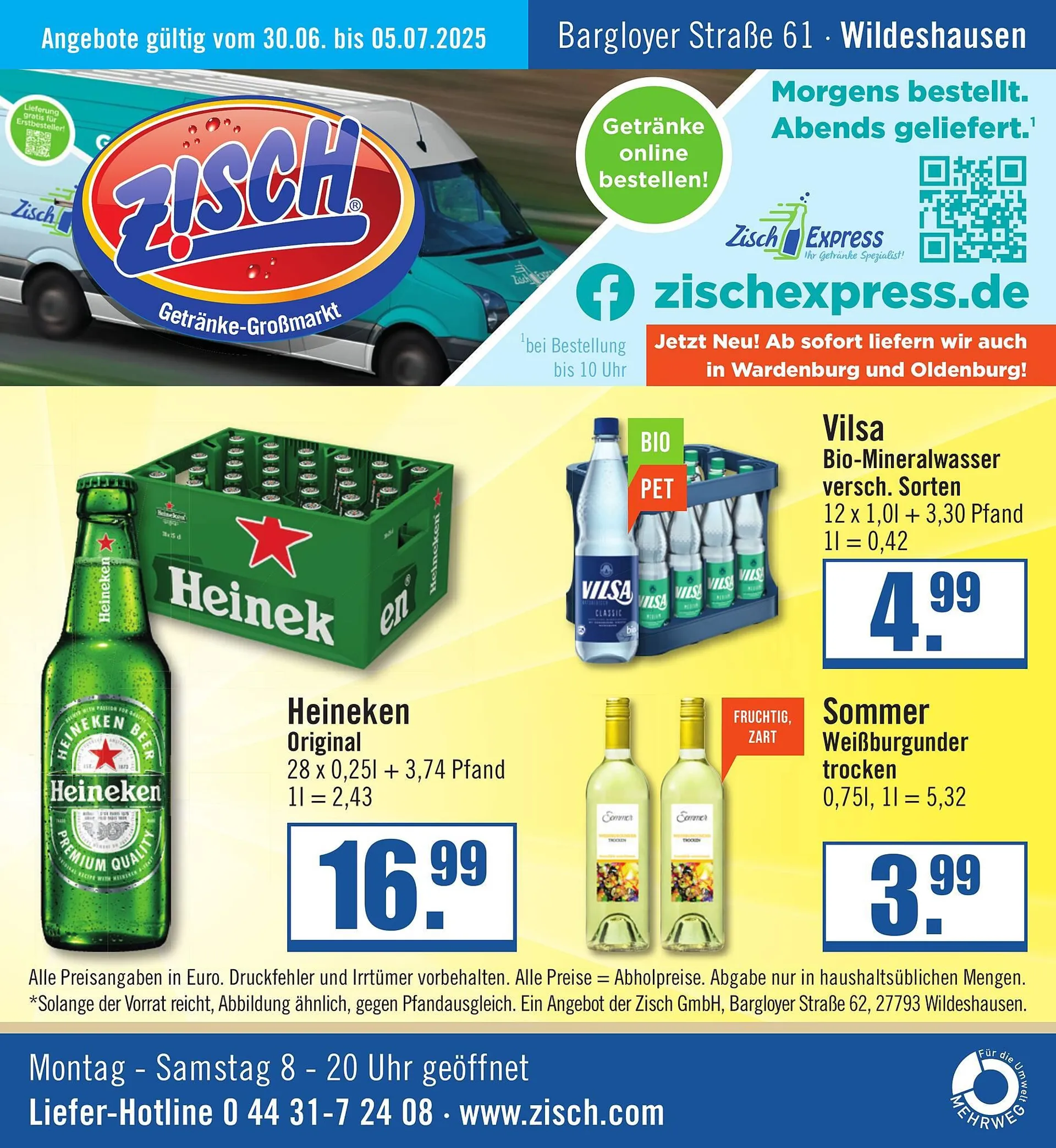Zisch Prospekt von 30. Juni bis 5. Juli 2025 - Prospekt seite 1
