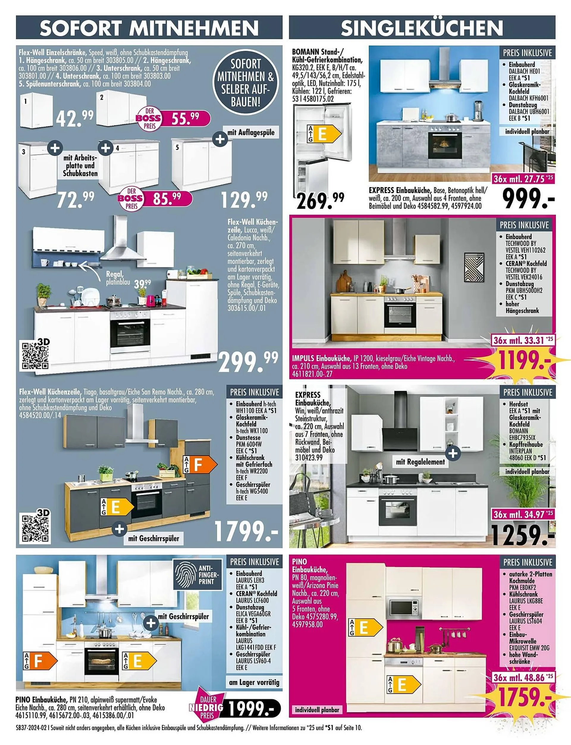 Möbel Boss Prospekt von 8. September bis 22. September 2024 - Prospekt seite 2