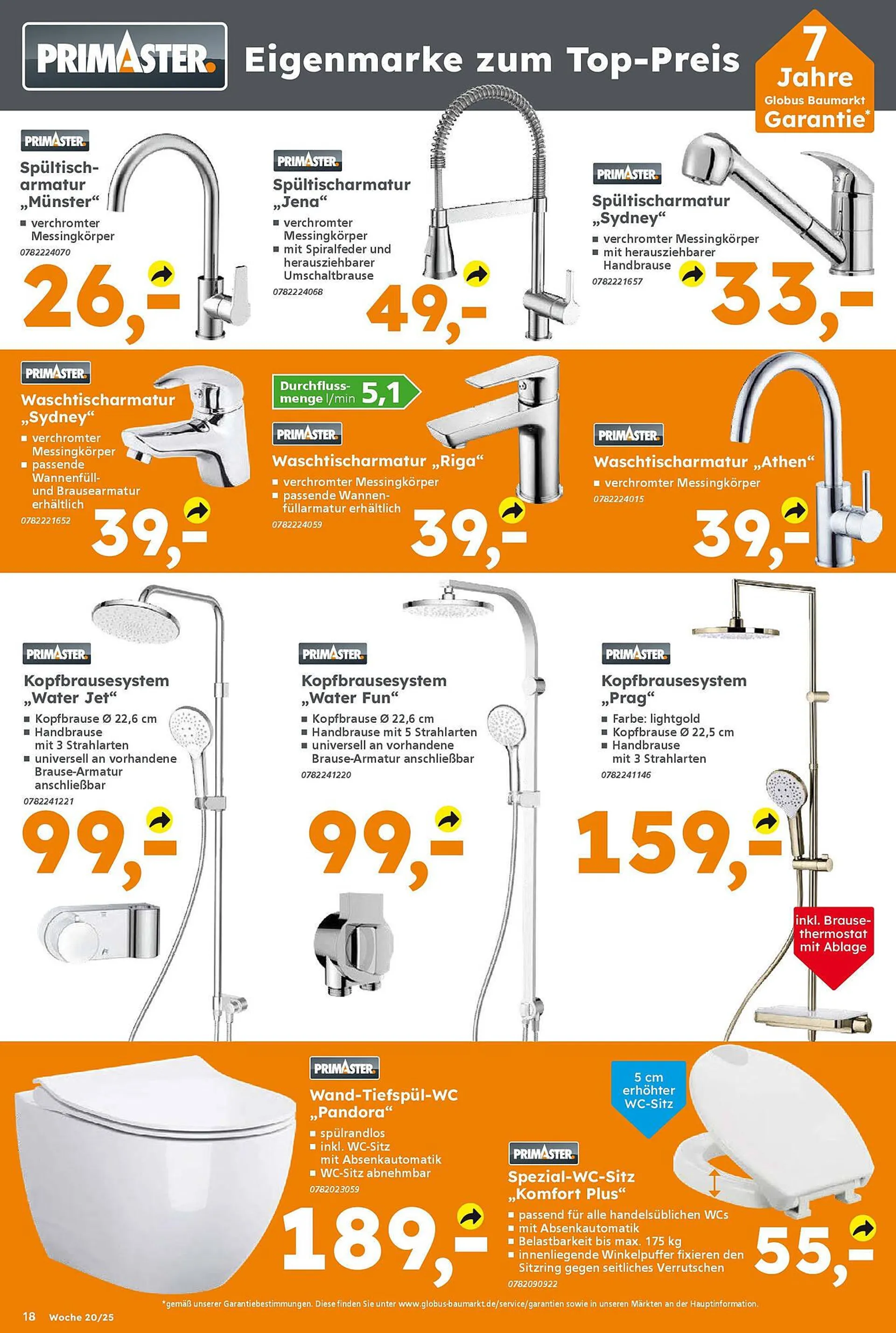 Globus Baumarkt Prospekt von 11. Mai bis 17. Mai 2025 - Prospekt seite 18