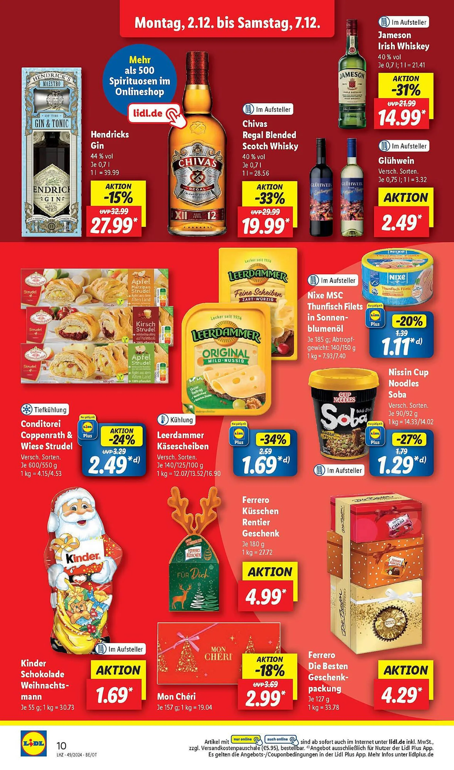 Lidl Prospekt von 9. Dezember bis 14. Dezember 2024 - Prospekt seite 12