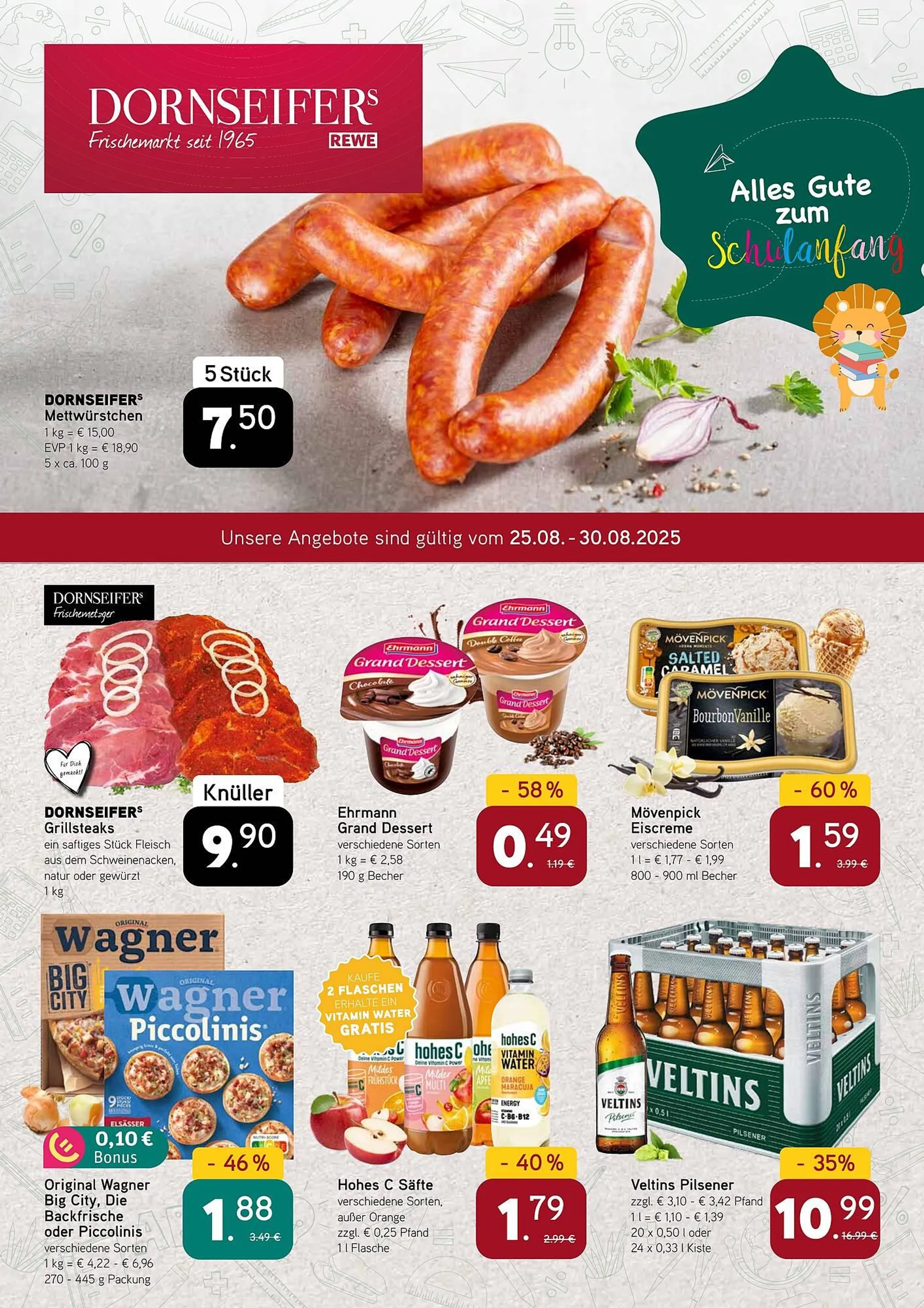 Dornseifer Prospekt von 25. August bis 30. August 2025 - Prospekt seite 1