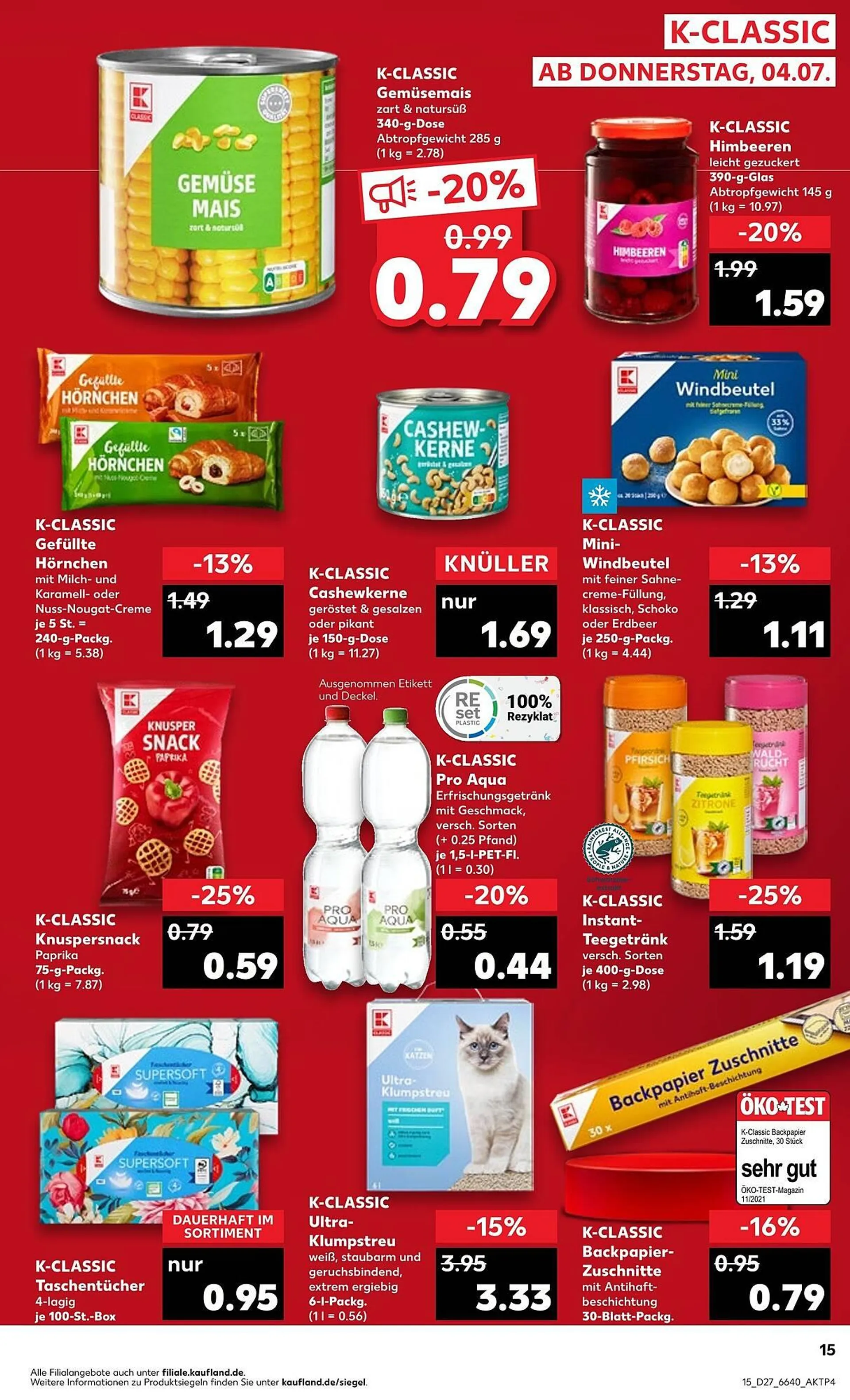 Kaufland Prospekt von 3. Juli bis 10. Juli 2024 - Prospekt seite 23