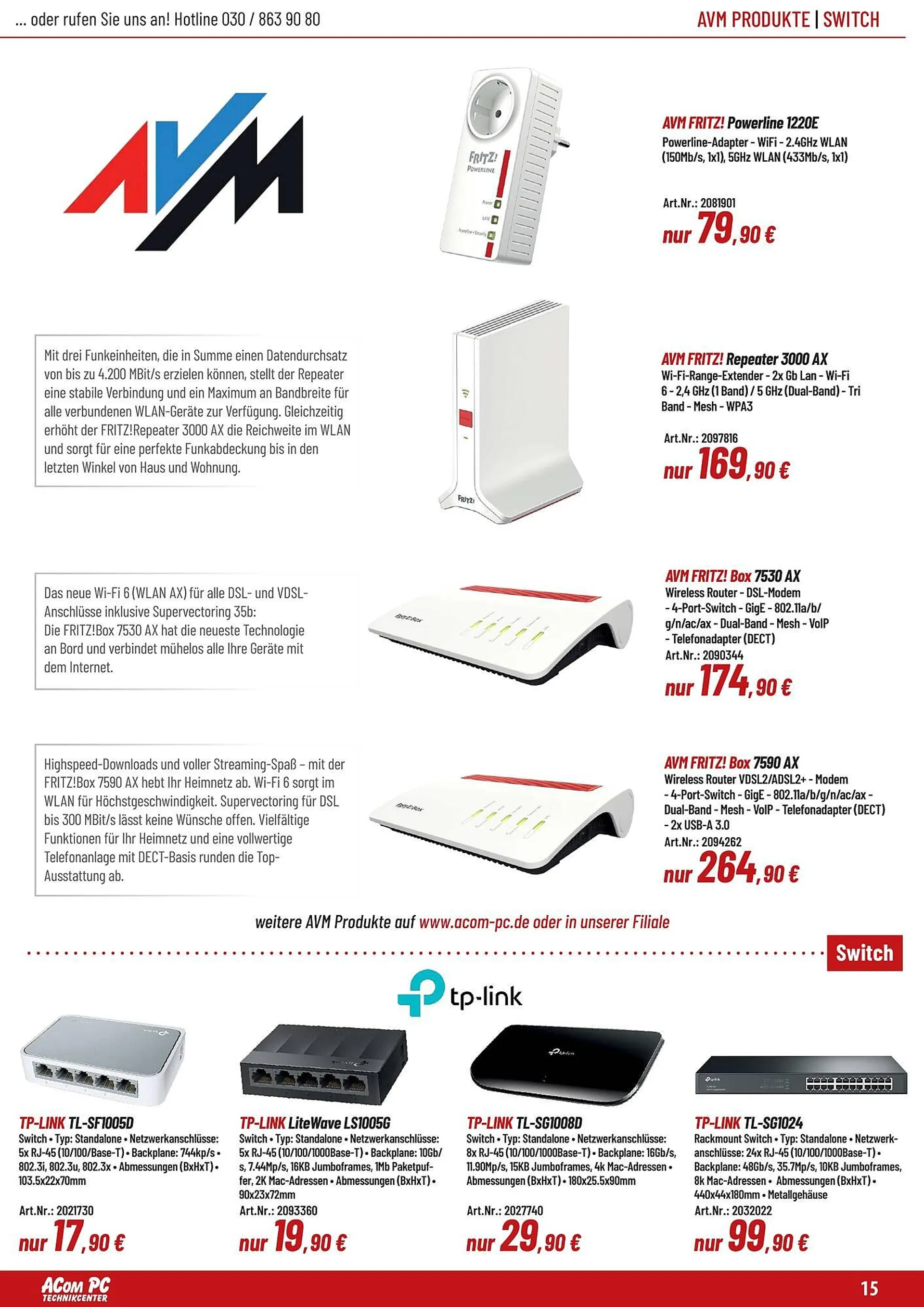 ACom PC Prospekt von 1. Oktober bis 30. November 2024 - Prospekt seite 15