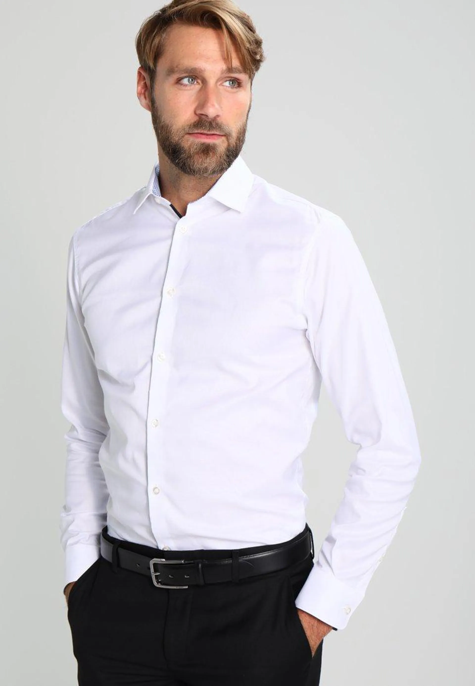 SLHSLIMNEW-MARK NOOS - Shirt - bright white