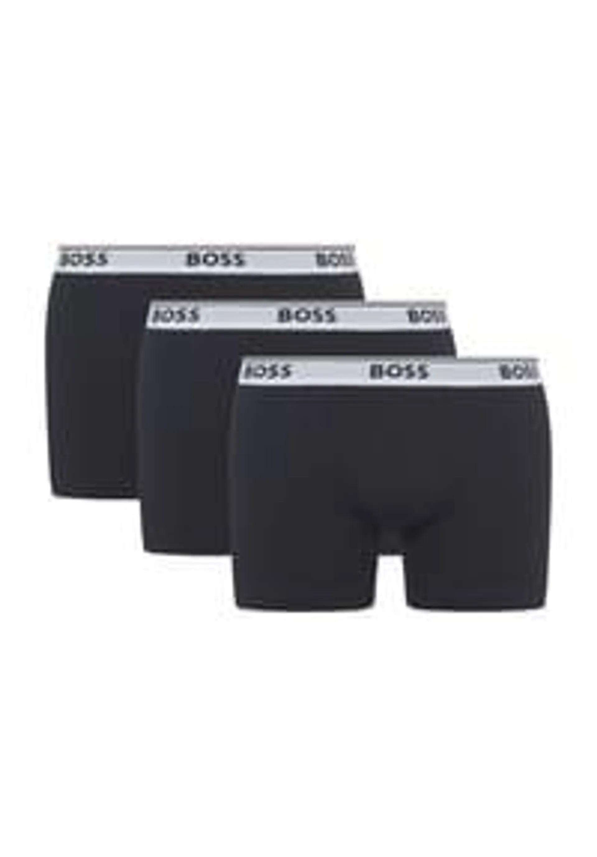 Pants, 3er-Pack, Logo-Bund, uni, für Herren