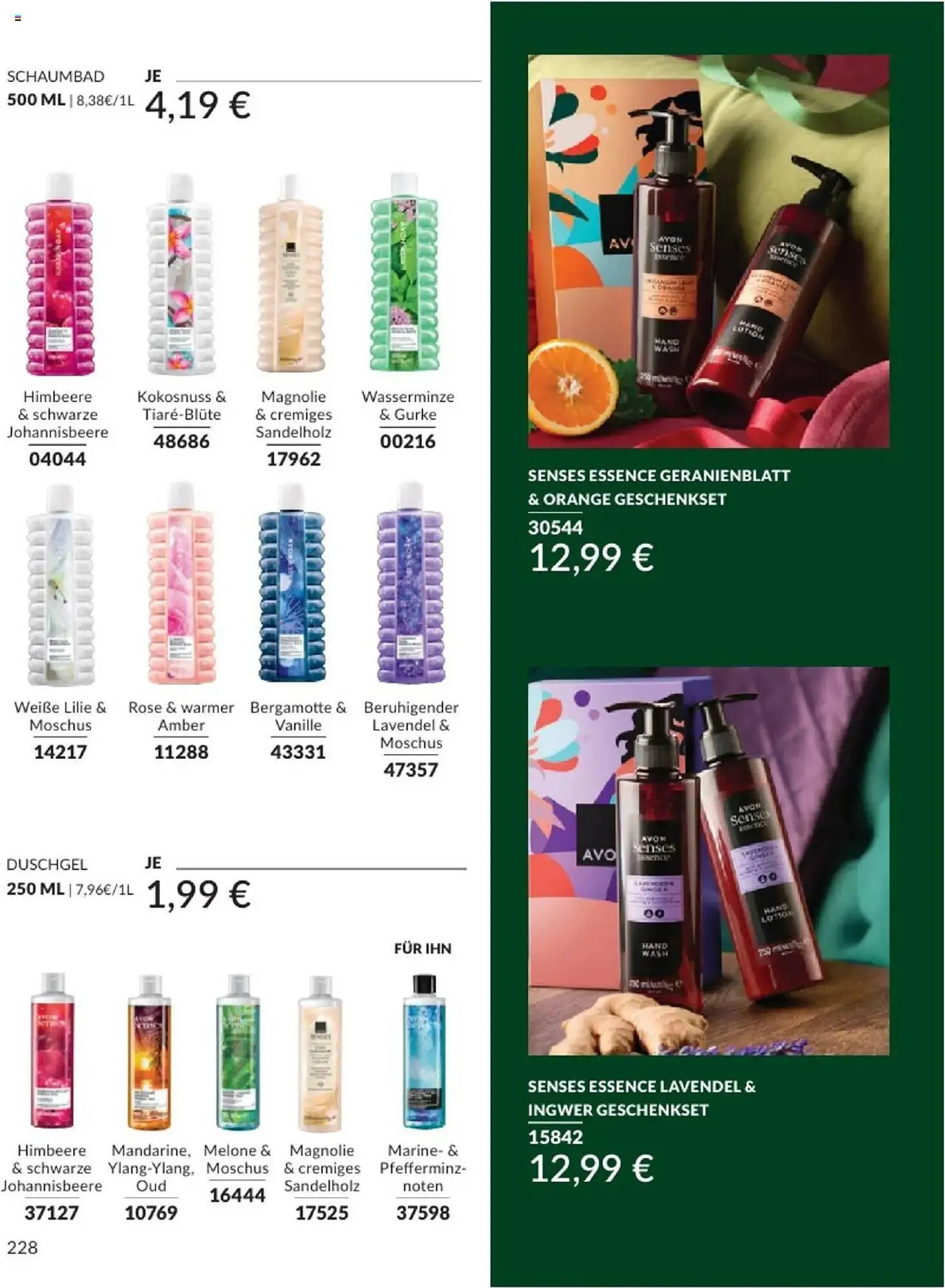 Avon Prospekt von 1. Dezember bis 30. Dezember 2024 - Prospekt seite 228