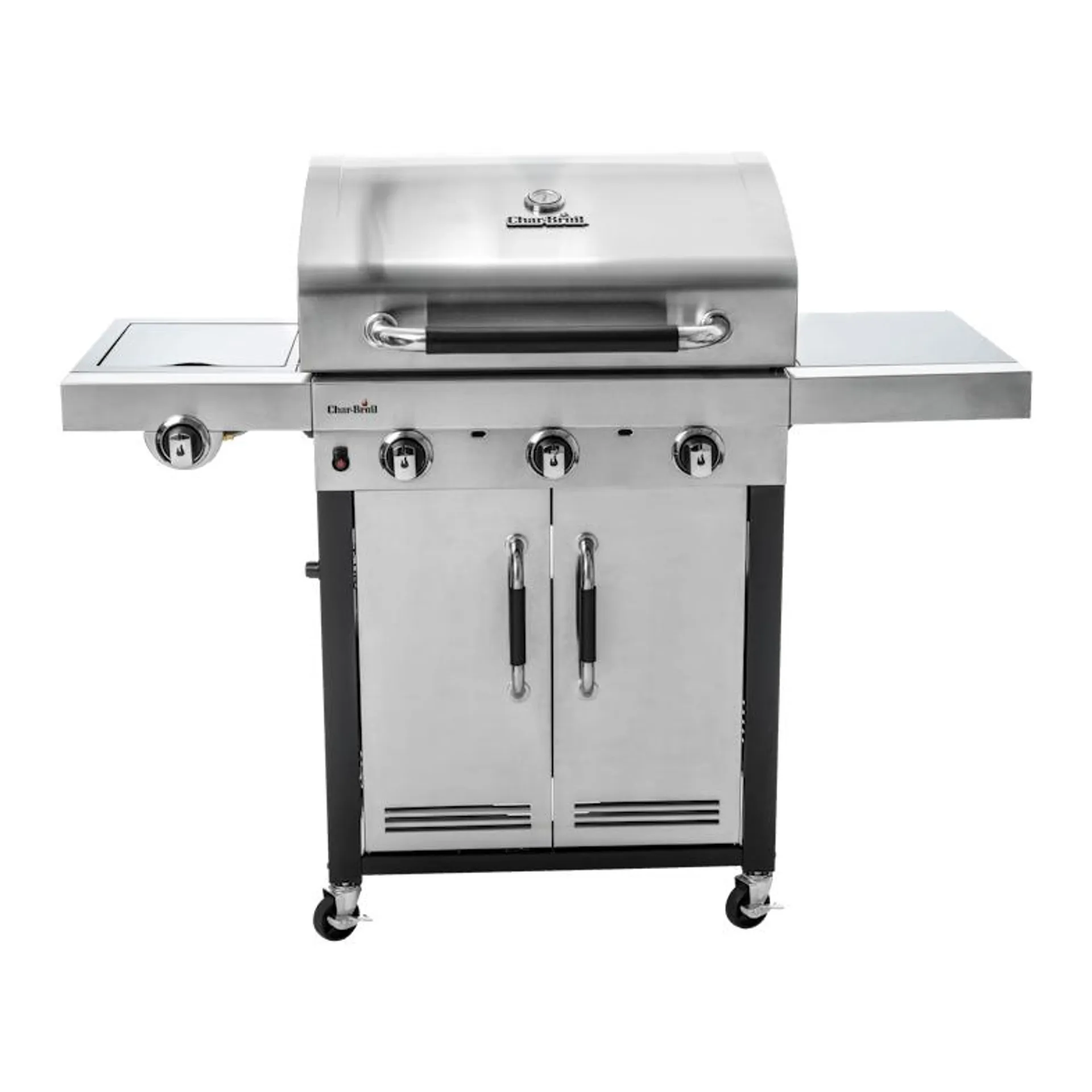 Char-Broil Gasgrill + Advantage 345S + TRU-Infrared Technology + 3 Edelstahl-Brenner + Gusseisen Roste + Seitenbrenner + SureFire Zündung + 140897