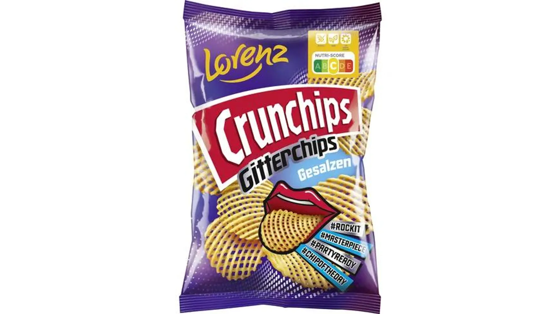 Crunchips Gitterchips gesalzen 150g