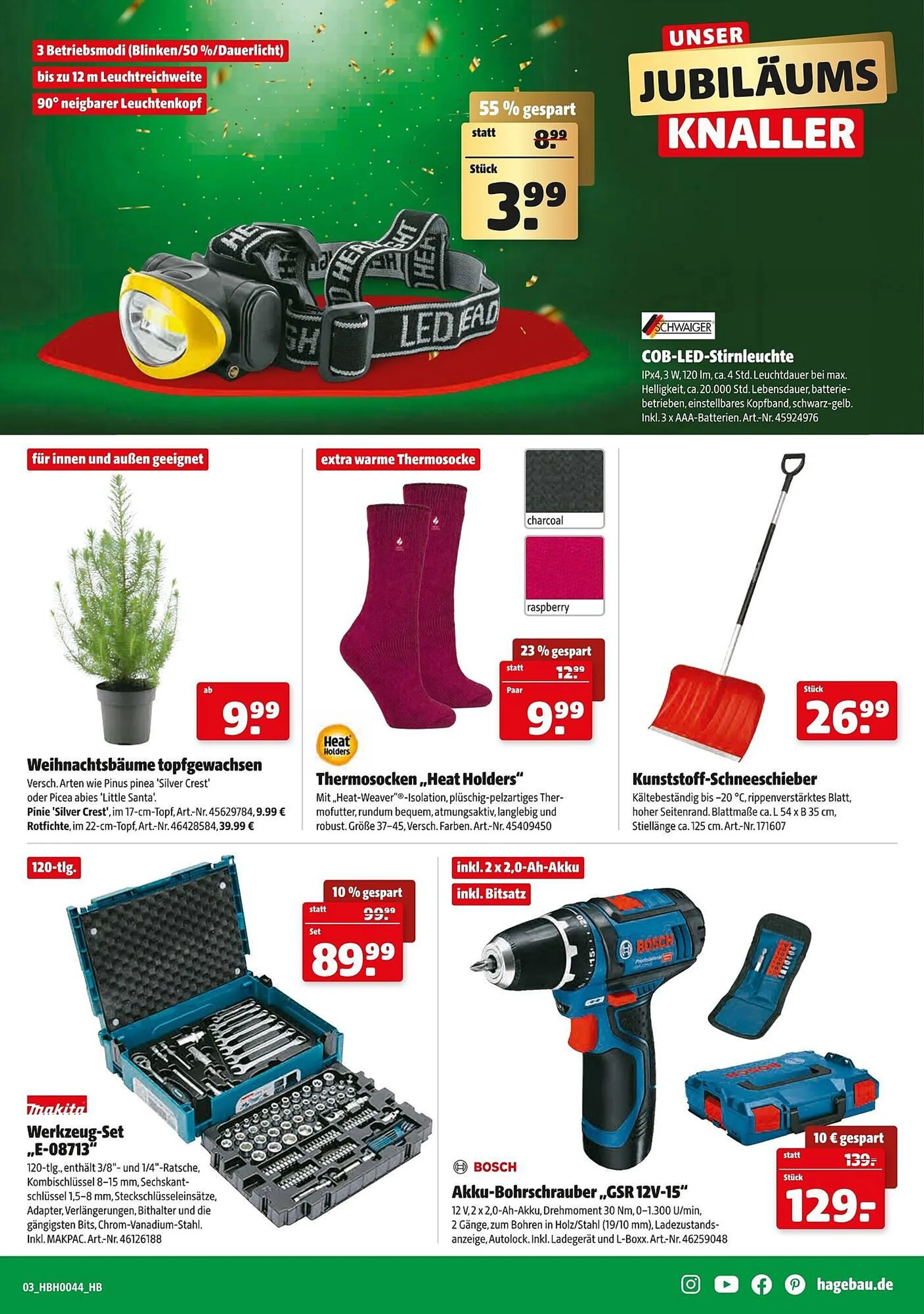 Hagebau Prospekt von 26. Oktober bis 2. November 2024 - Prospekt seite 3