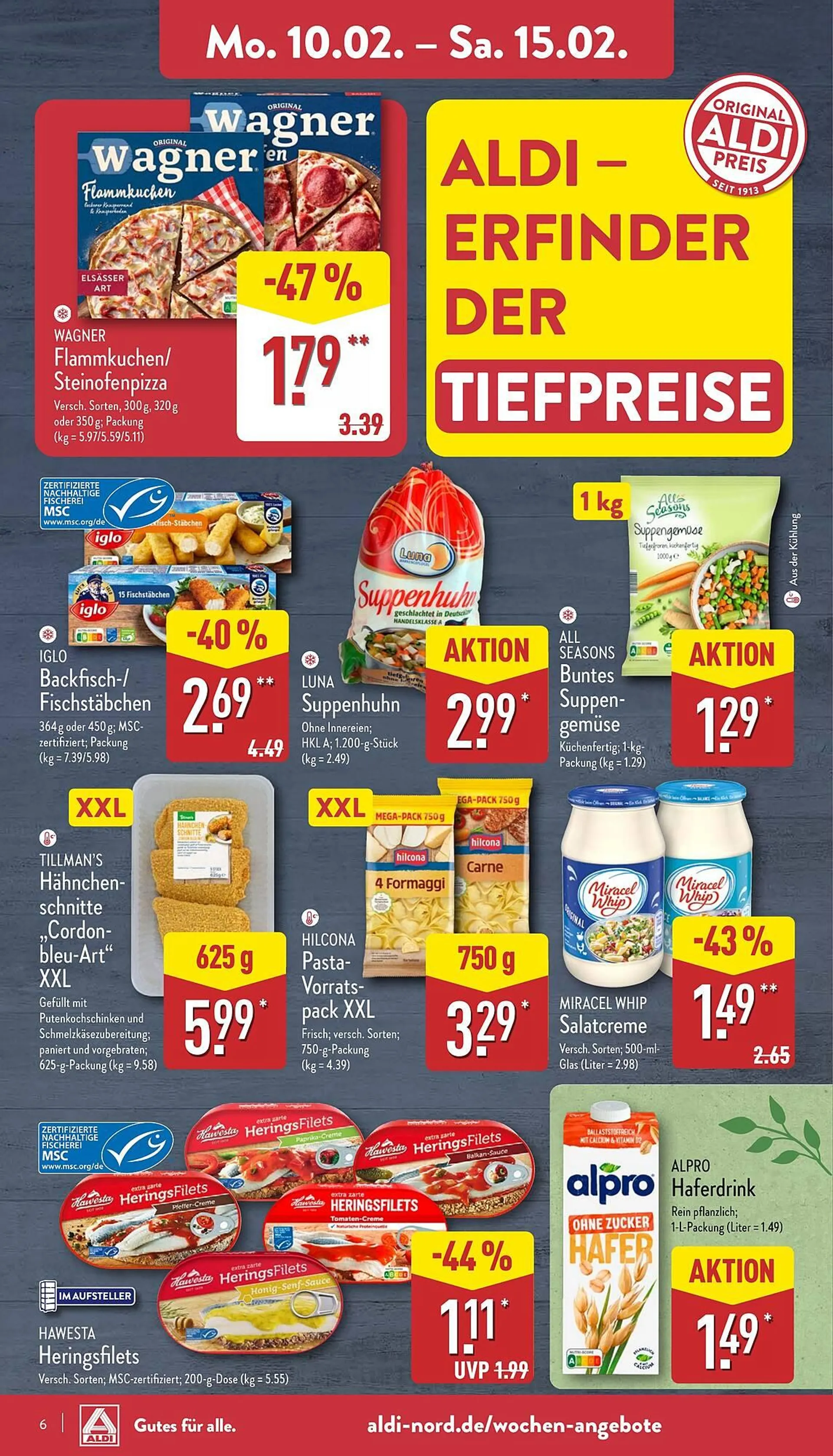 Aldi Nord Prospekt von 10. Februar bis 15. Februar 2025 - Prospekt seite 6