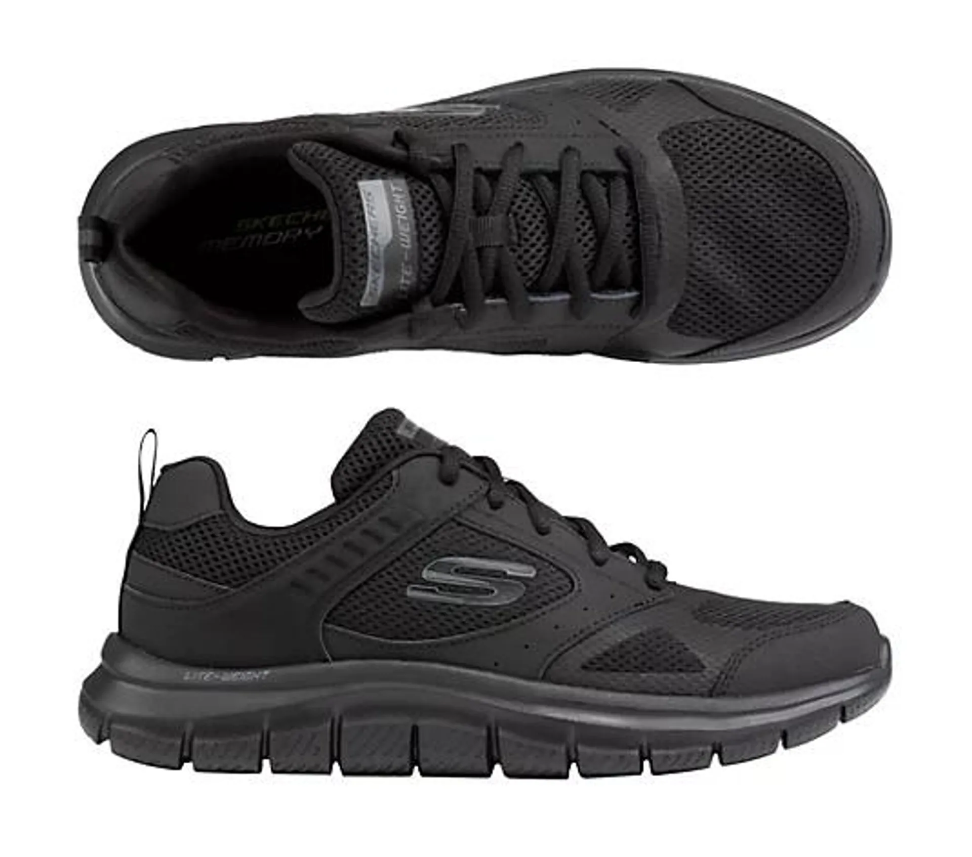 SKECHERS Herren-Sneaker Track- Syntac Materialmix Memory Foam