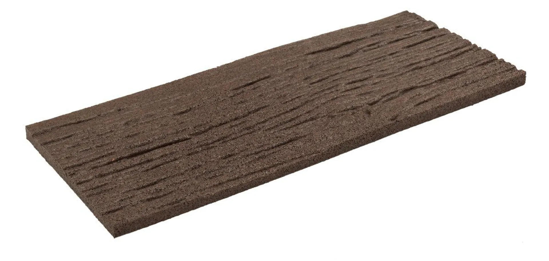 Trittstein 2er-Set Bahnschwelle, Gehwegplatten aus Gummi 60x25x1,7cm