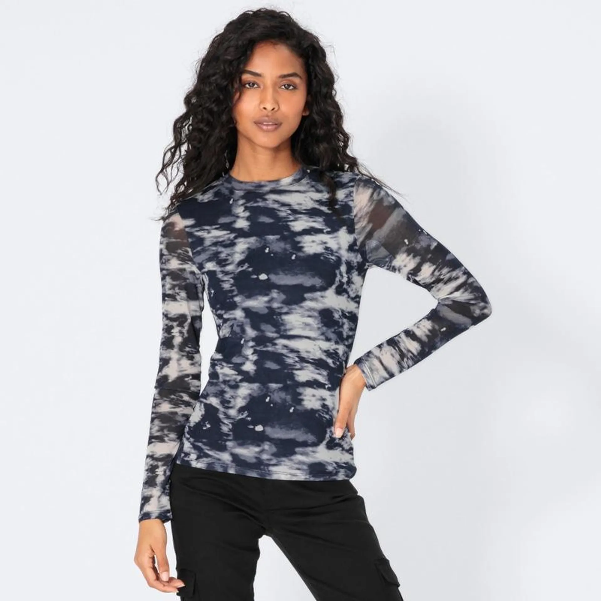 Damen-Shirt mit Mesh