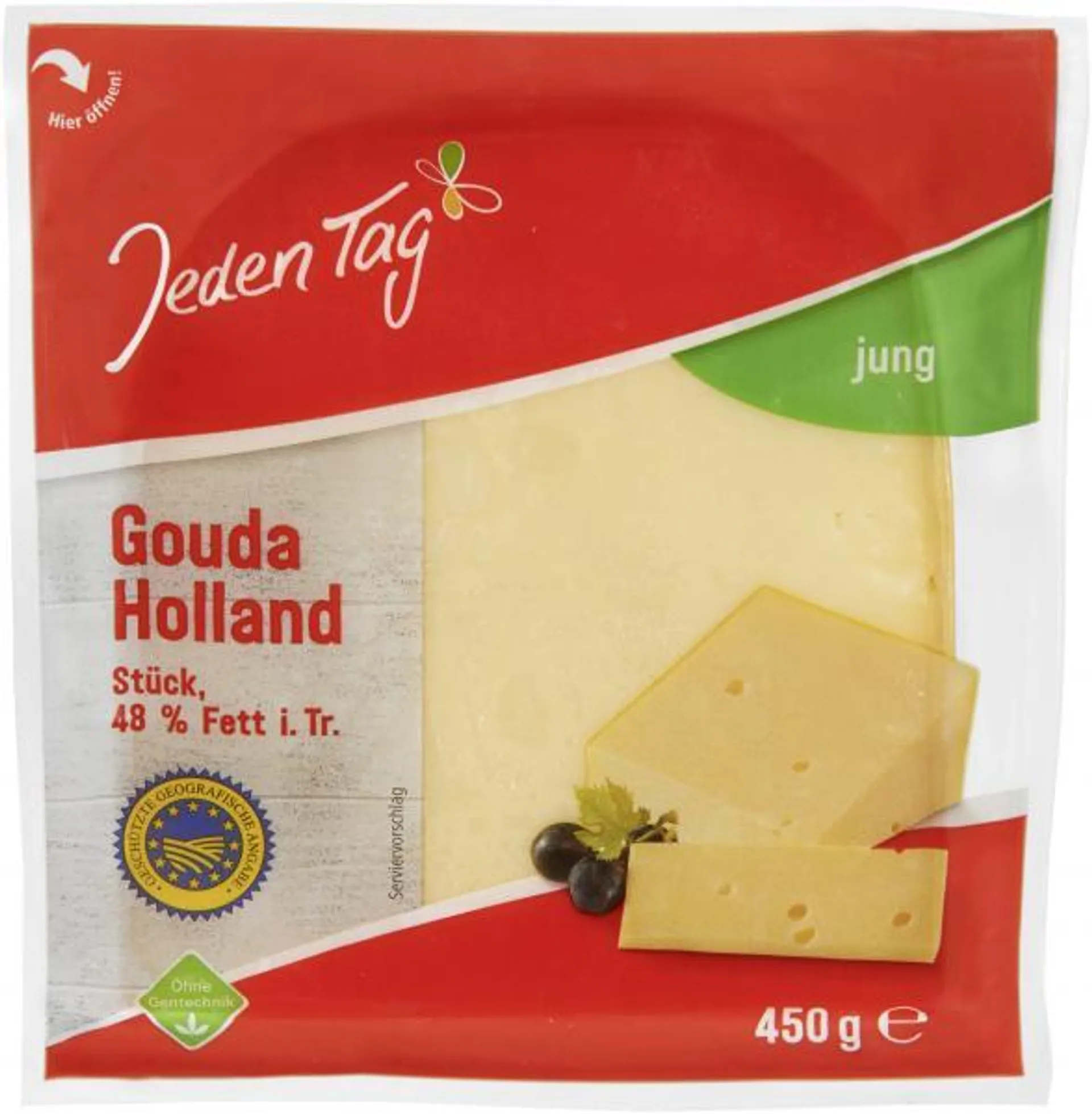 Jeden Tag Gouda jung 450 g