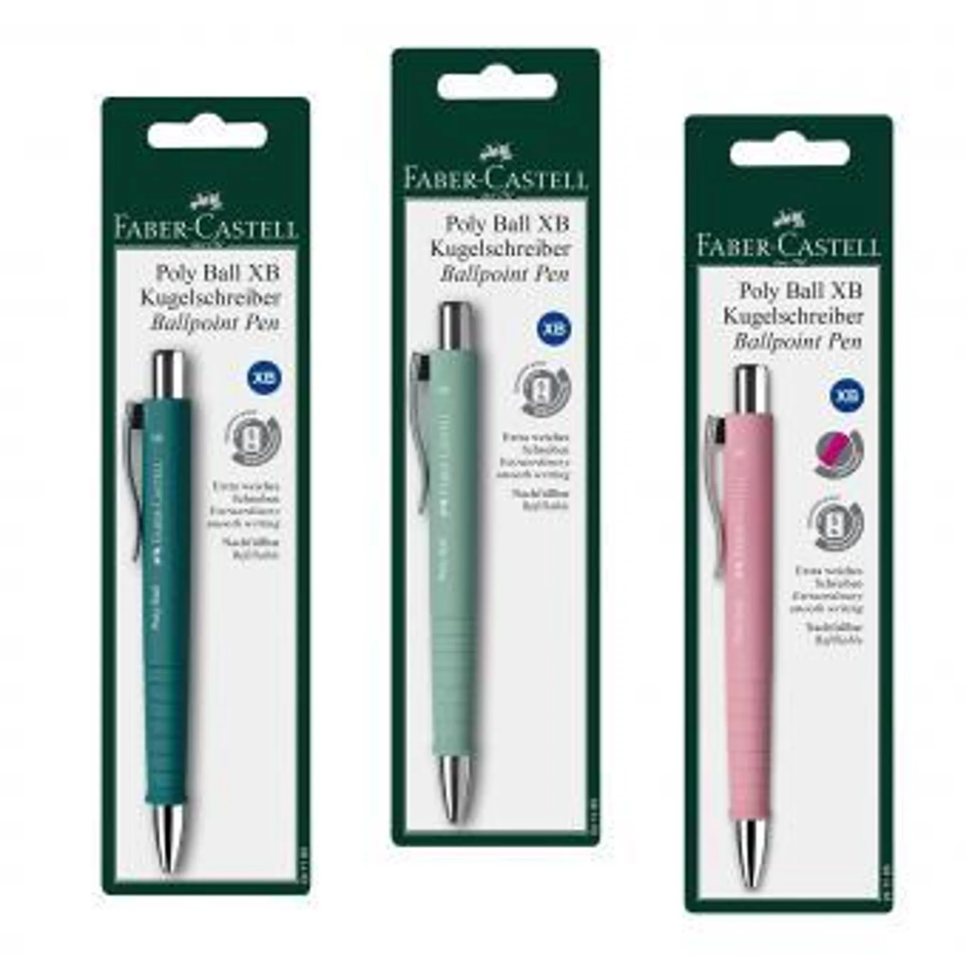 Faber Castell Kugelschreiber Poly Ball XB BK verschiedene Farben