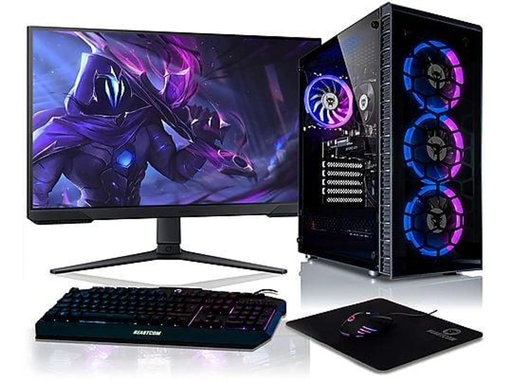 BEASTCOM Q5 | Pro Gaming, Gaming-PC Komplettsystem mit Intel® Core™ i7, 32 GB RAM, 1 TB SSD, NVIDIA GeForce RTX™ 3060, Windows 11 Pro (64 Bit)