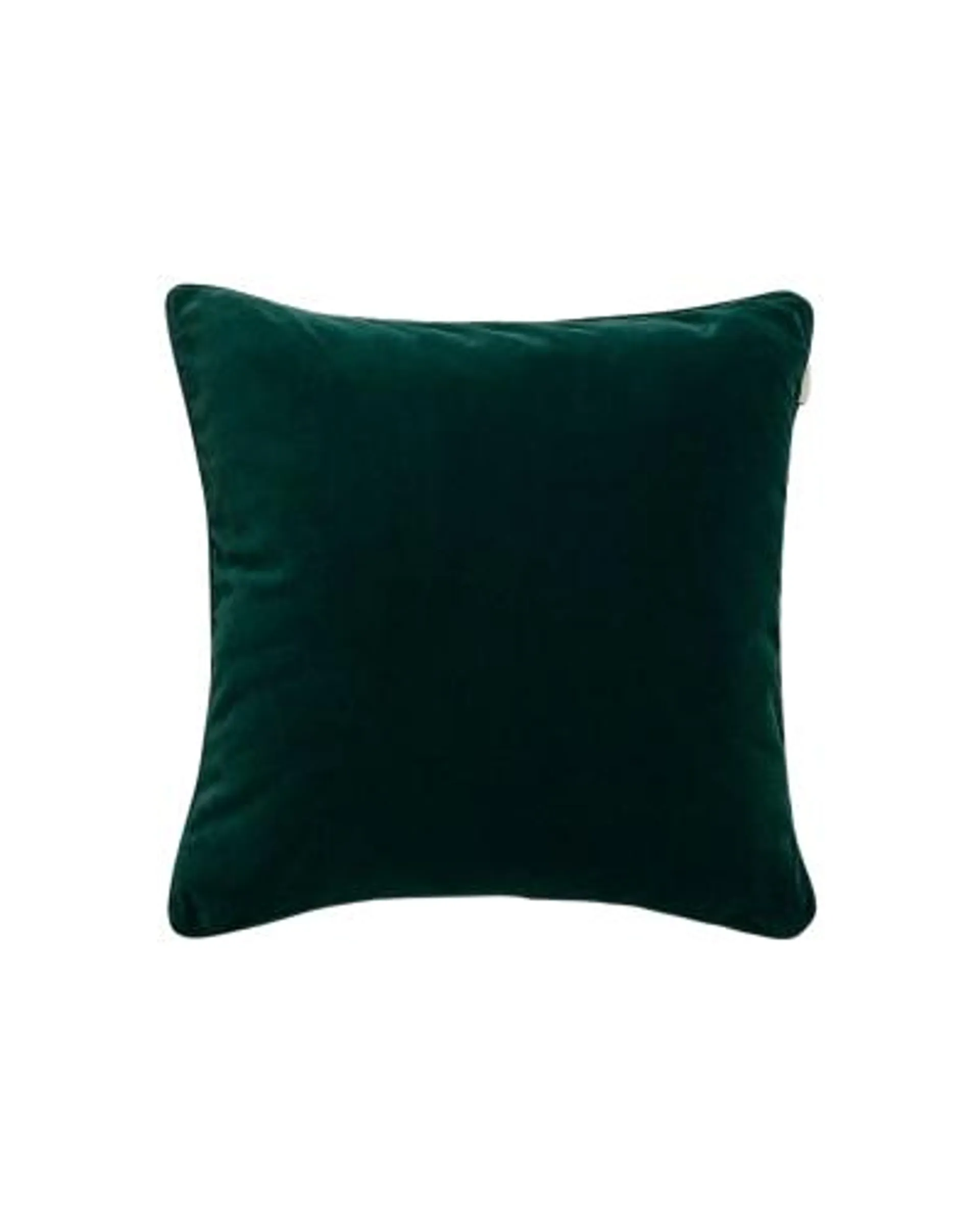 Gant Kissenhülle Velvet Cushion Tartan Green