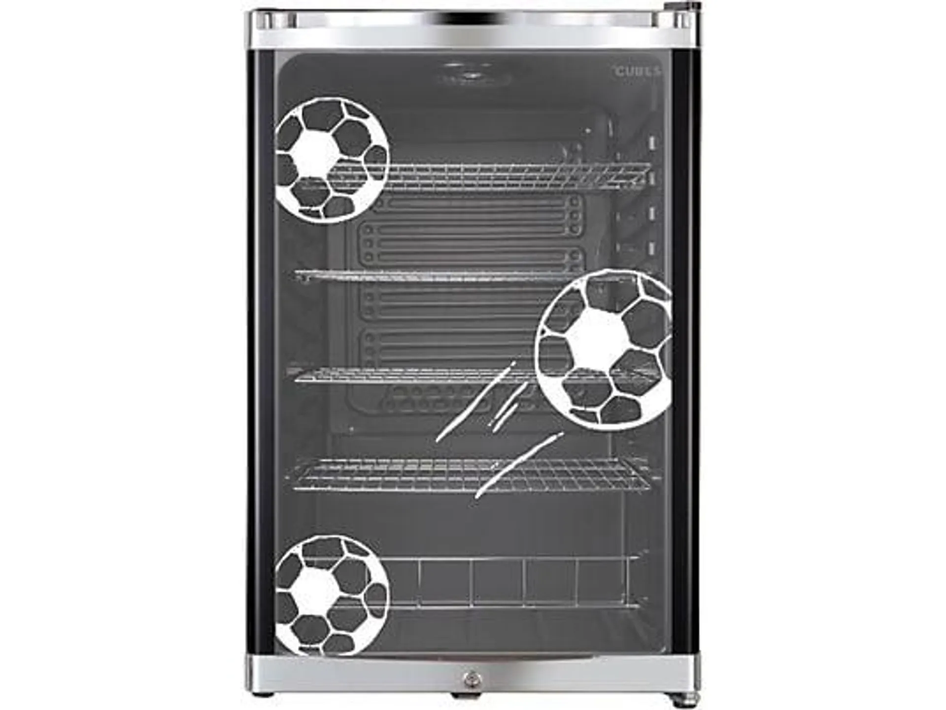 CUBES HC 258 E Getränkekühlschrank (115 l, E, 845 mm hoch}, Schwarz)