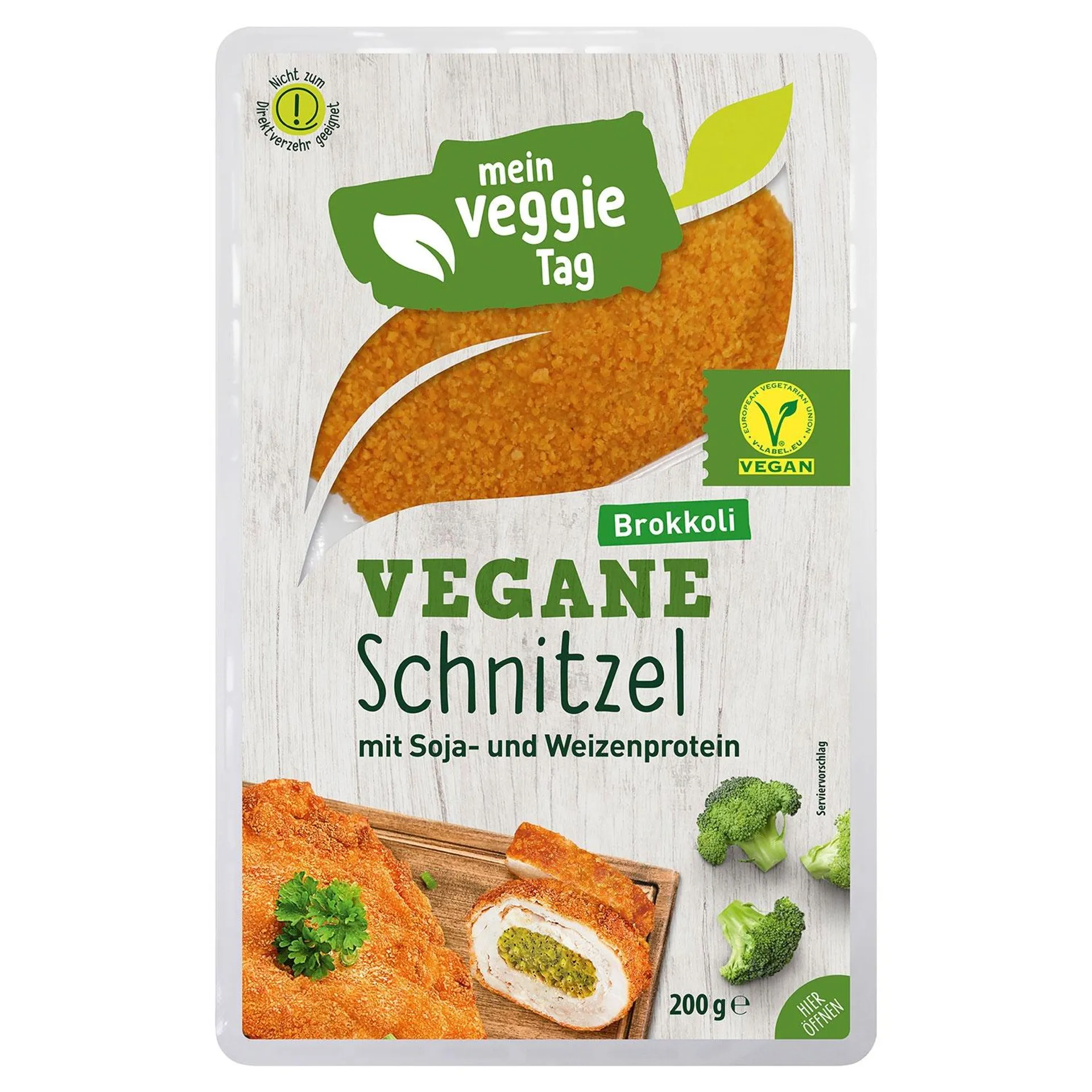 MEIN VEGGIE TAG Vegane oder Veggie-Schnitzel 200 g