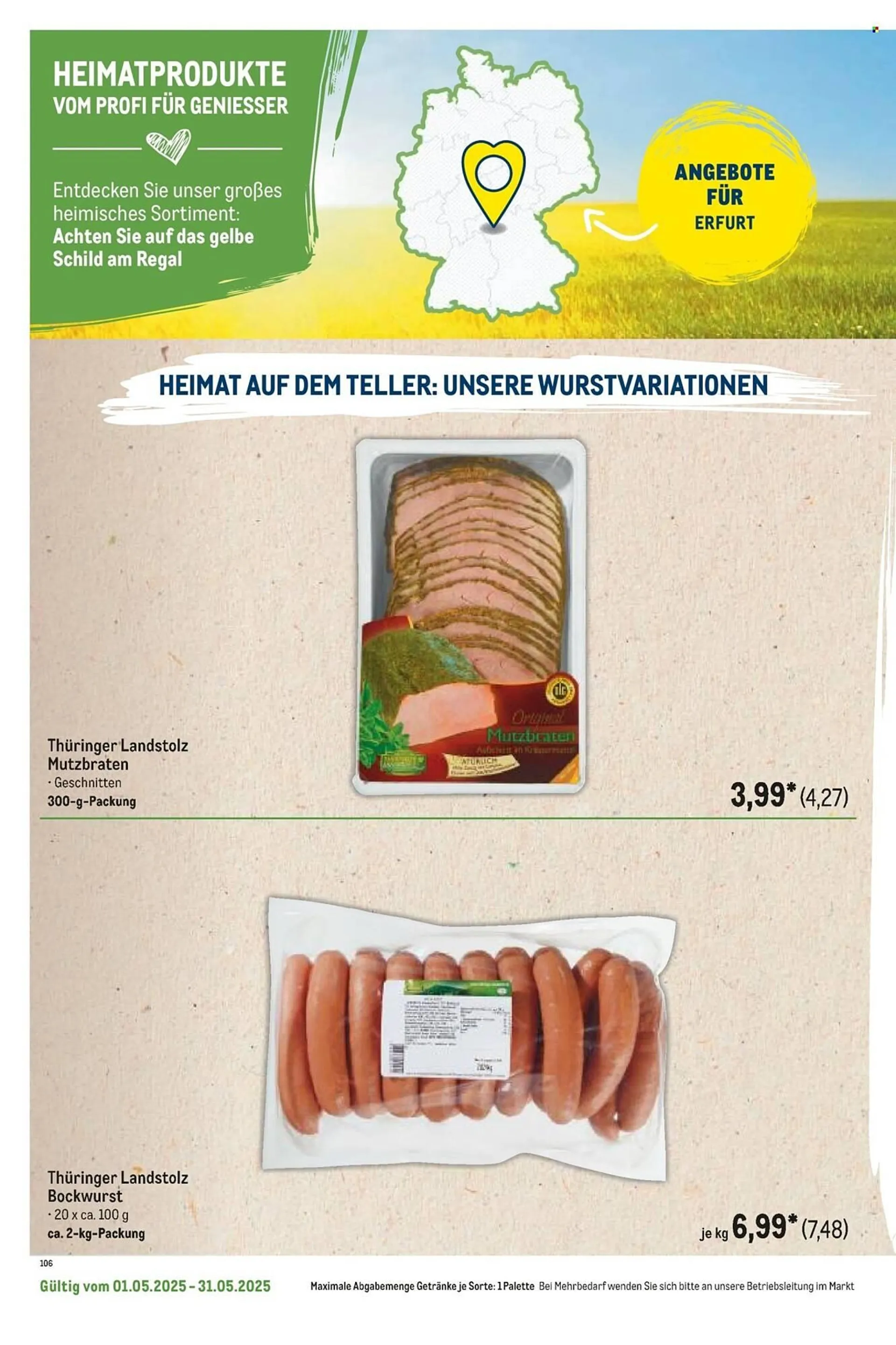 METRO Prospekt von 1. Mai bis 31. Mai 2025 - Prospekt seite 116