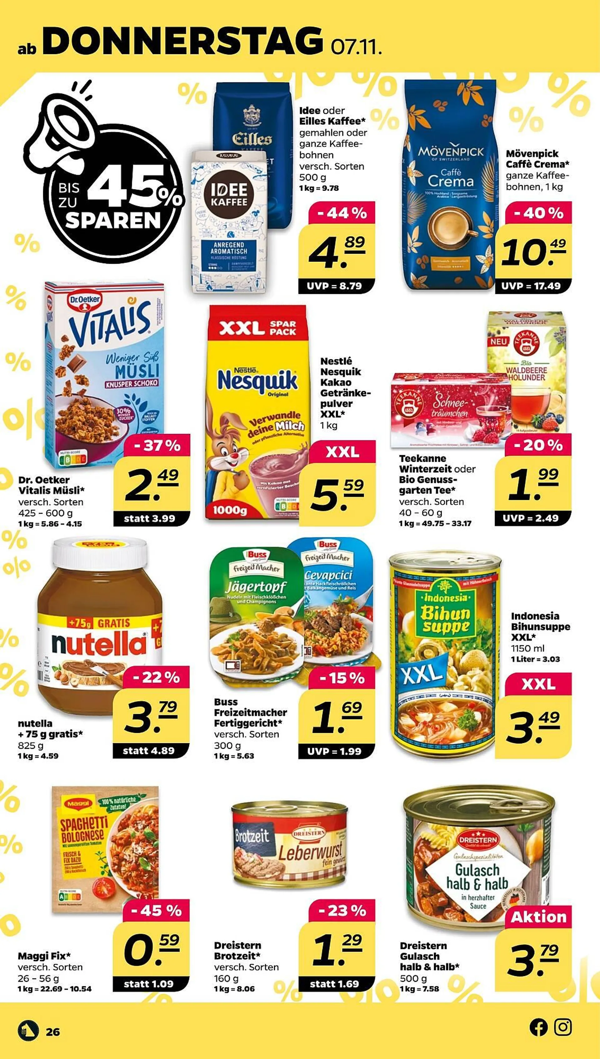 NETTO Prospekt von 4. November bis 9. November 2024 - Prospekt seite 26