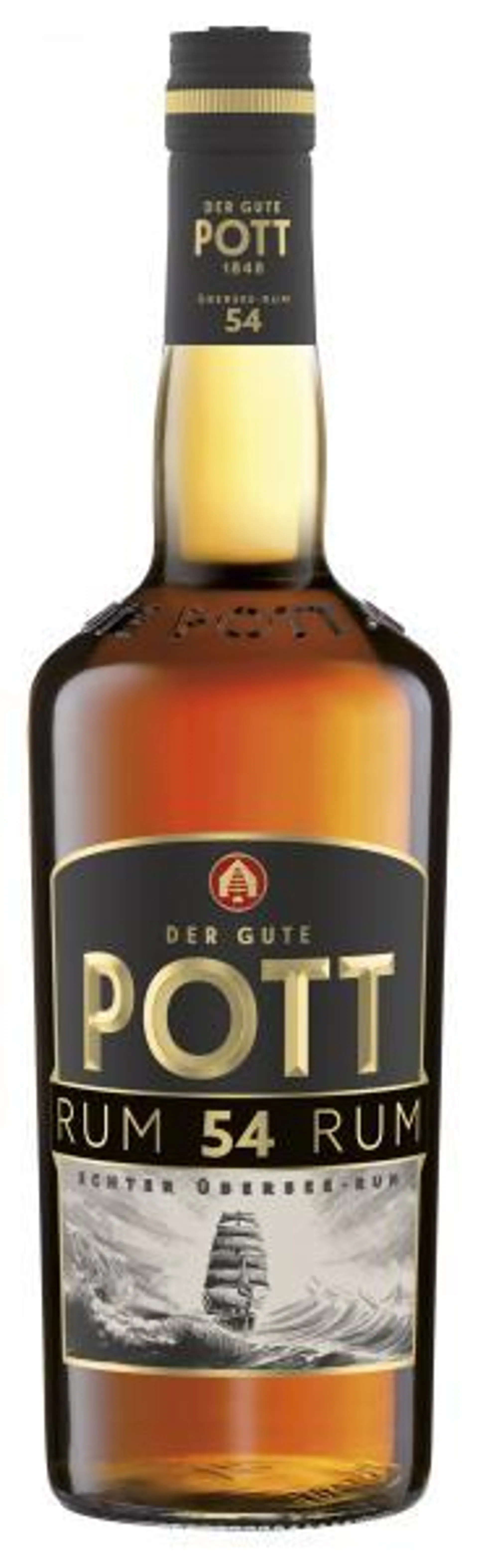 Der Gute Pott Echter Übersee Rum 54% Vol. 700 ml