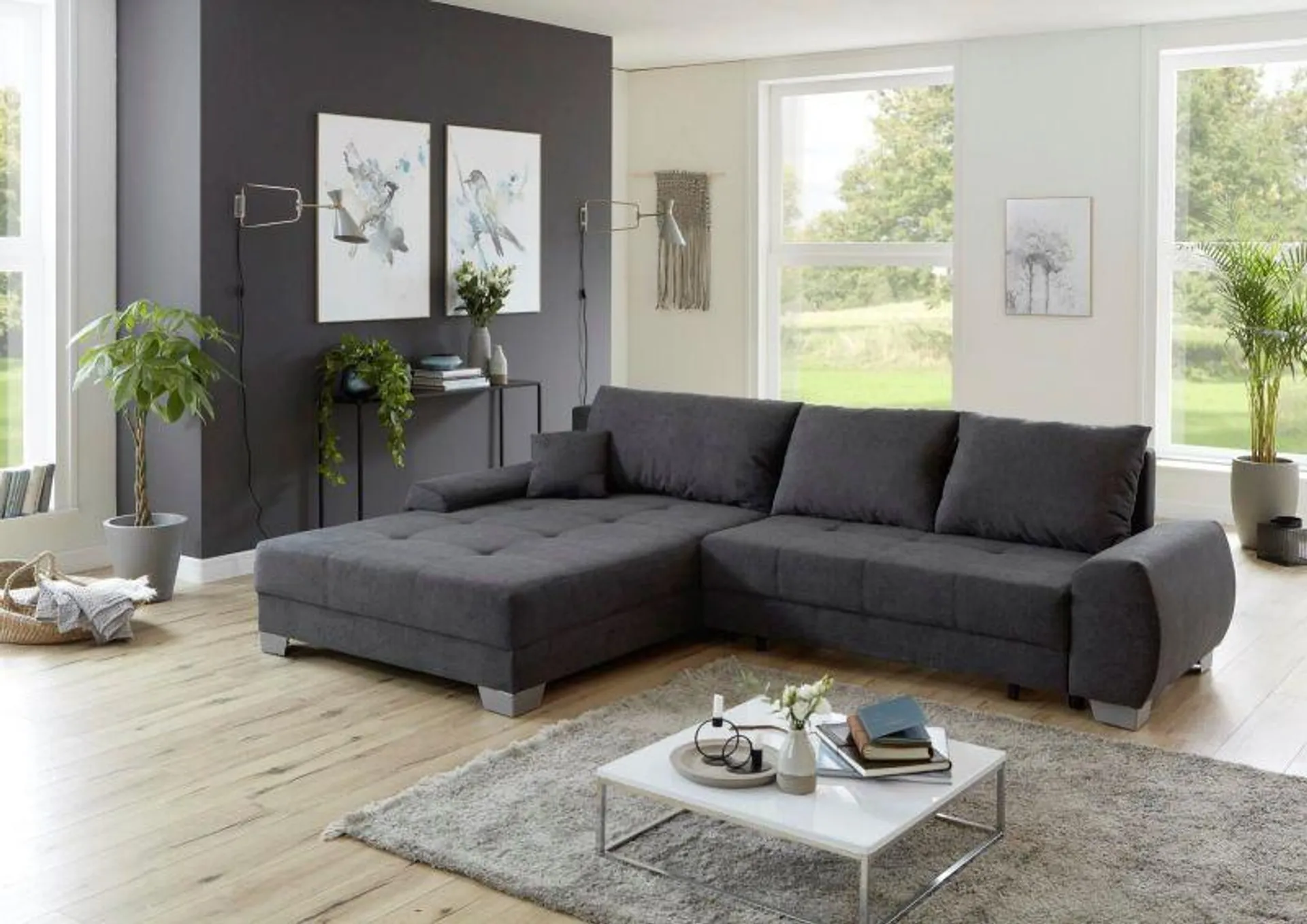 Ecksofa Indigo inkl. Bettfunktion