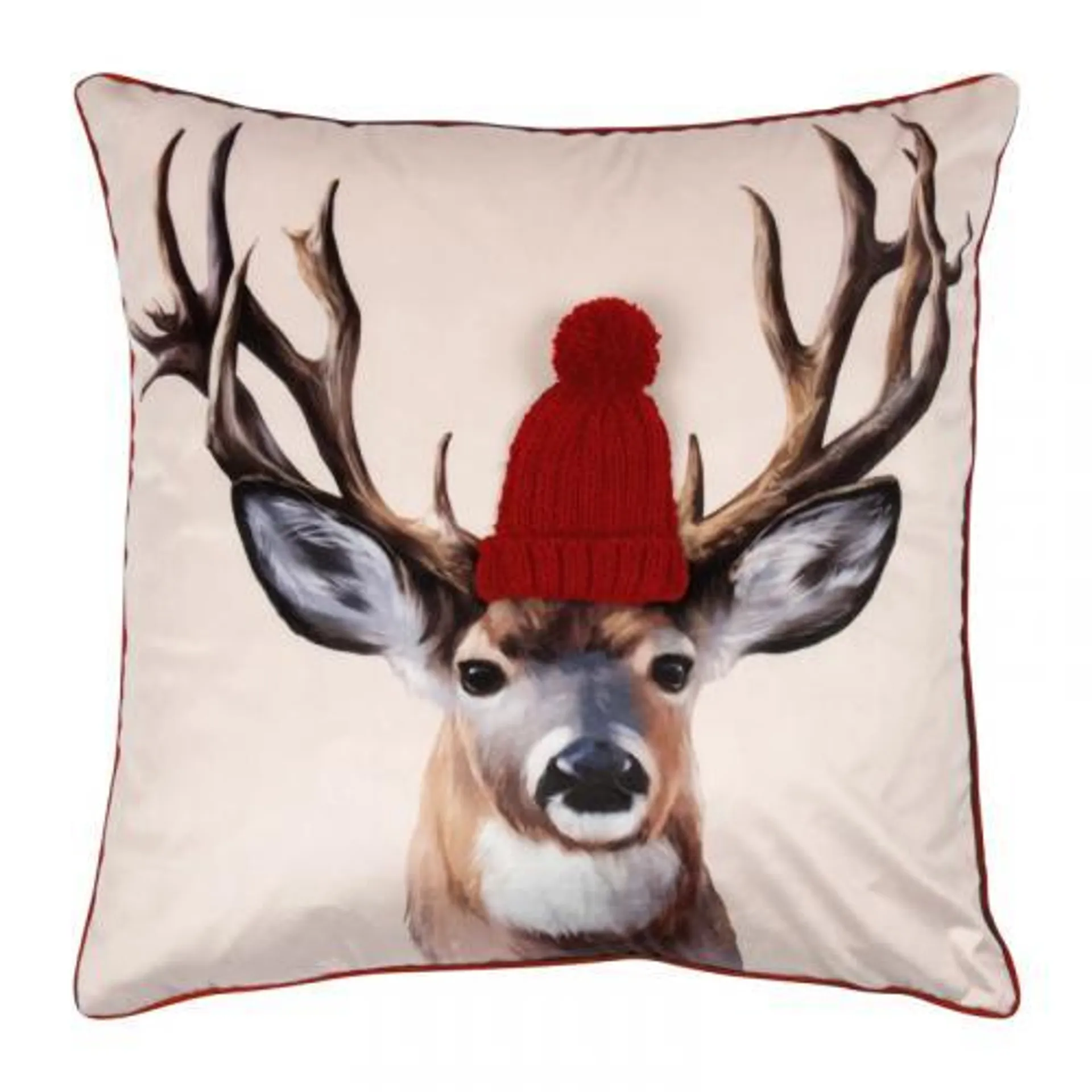 pad home Design Kissenhülle Reindeer red