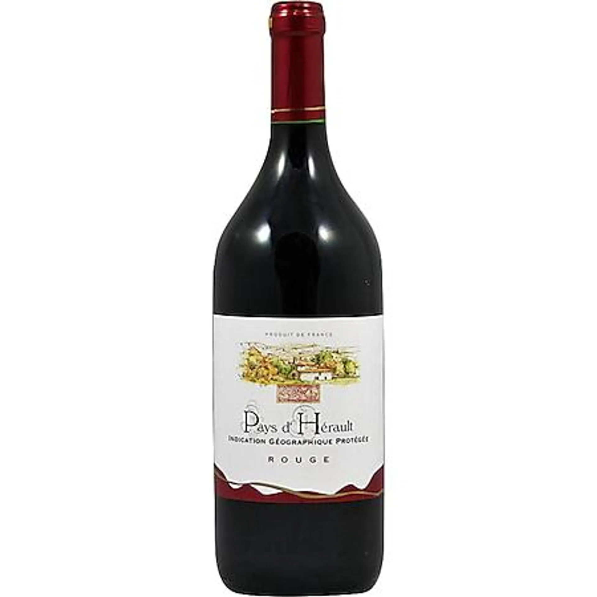 Pays d'Hérault IGP Rouge 11,5 % vol 1 Liter