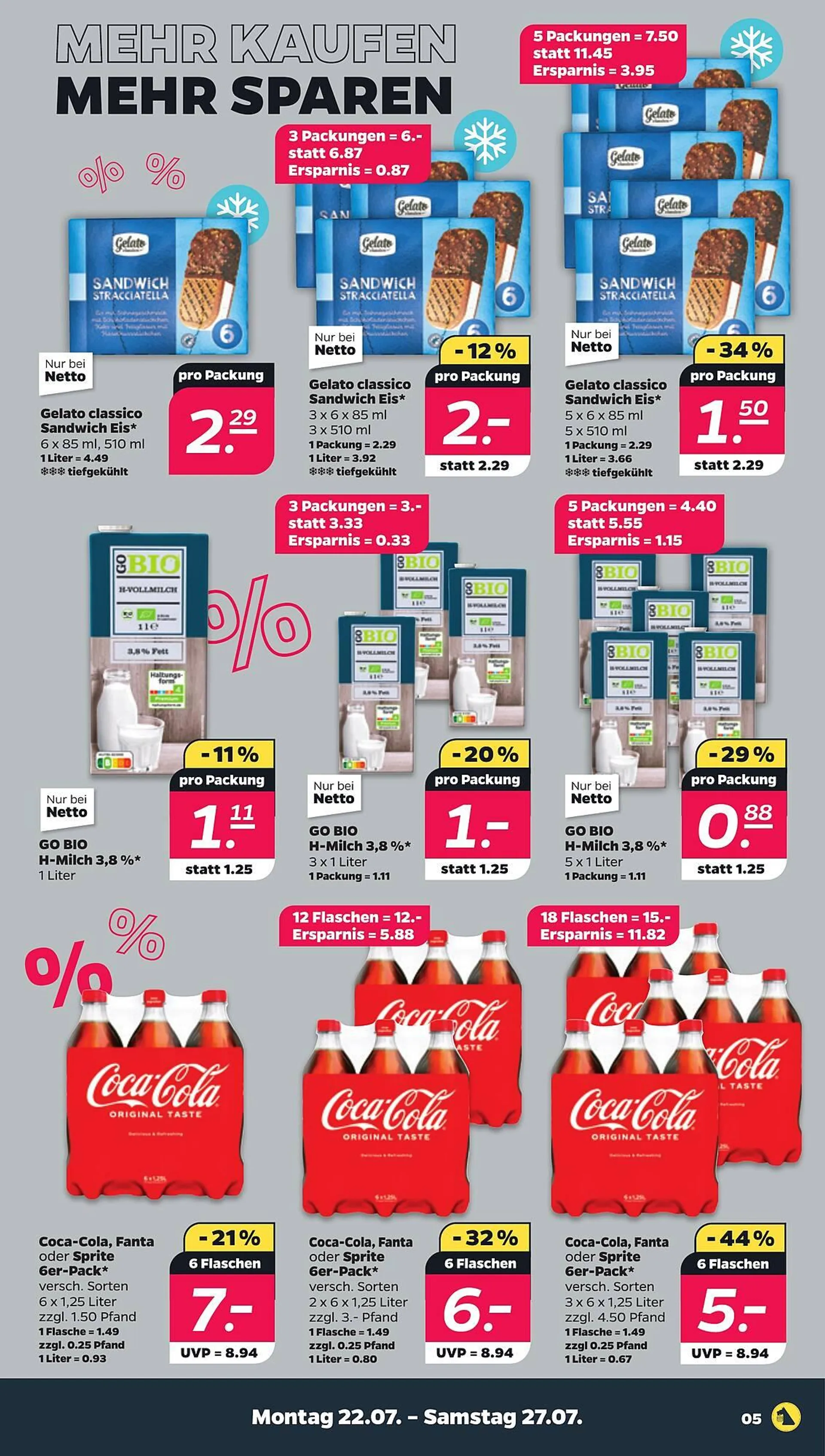 NETTO Prospekt von 22. Juli bis 27. Juli 2024 - Prospekt seite 5