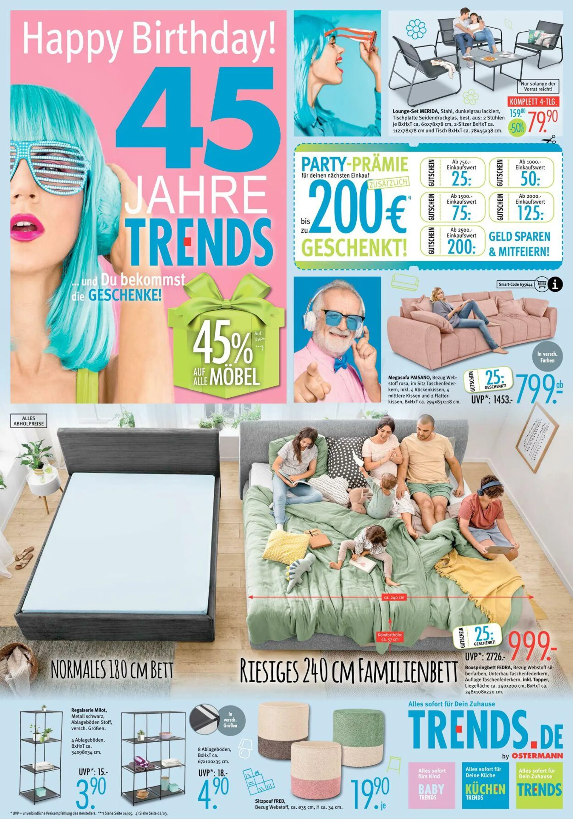 Trends Aktueller Prospekt von 26. Juli bis 23. August 2025 - Prospekt seite 1