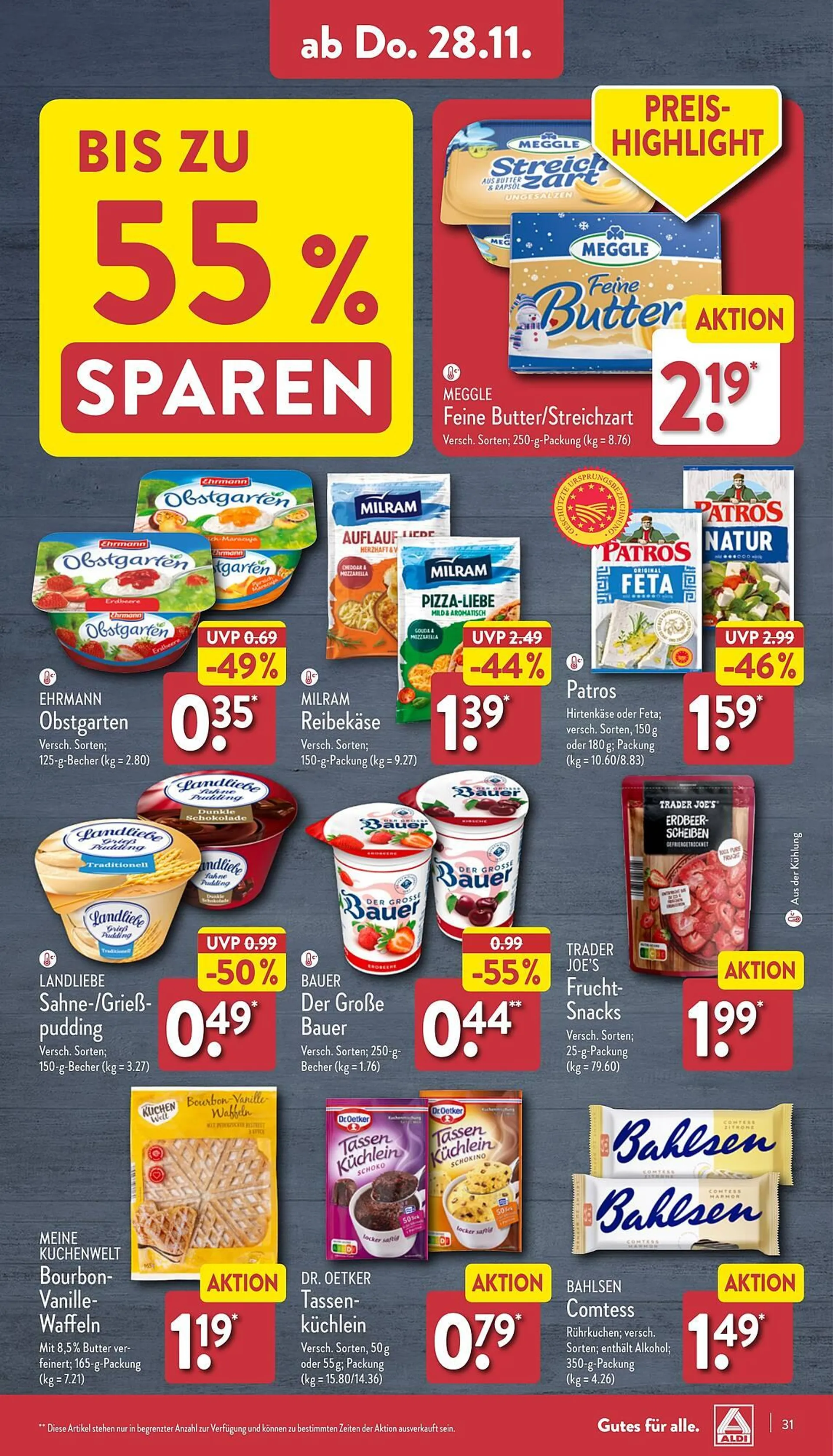 Aldi Nord Prospekt von 25. November bis 30. November 2024 - Prospekt seite 31