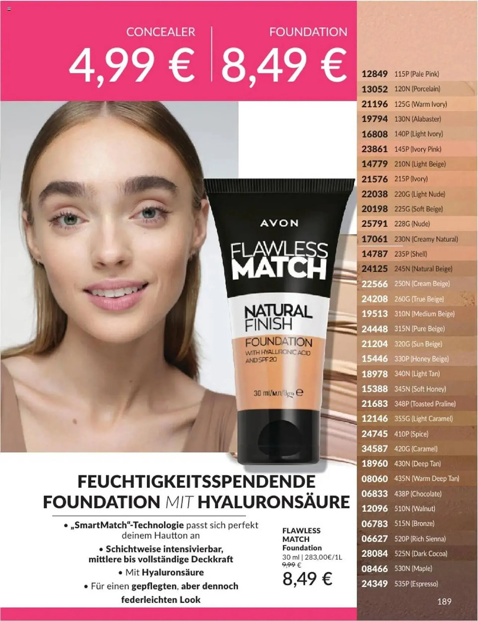 Avon Prospekt von 1. Januar bis 31. Januar 2025 - Prospekt seite 189