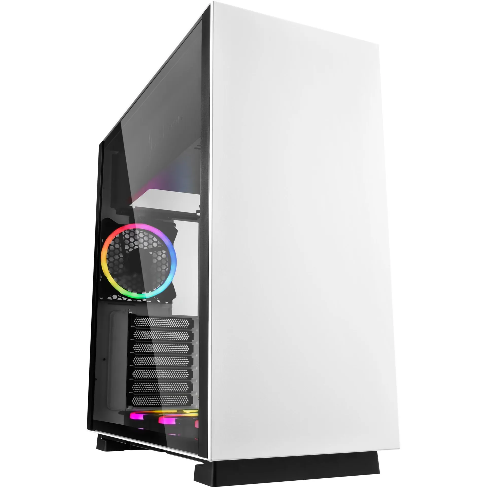 PURE STEEL White RGB, Tower-Gehäuse